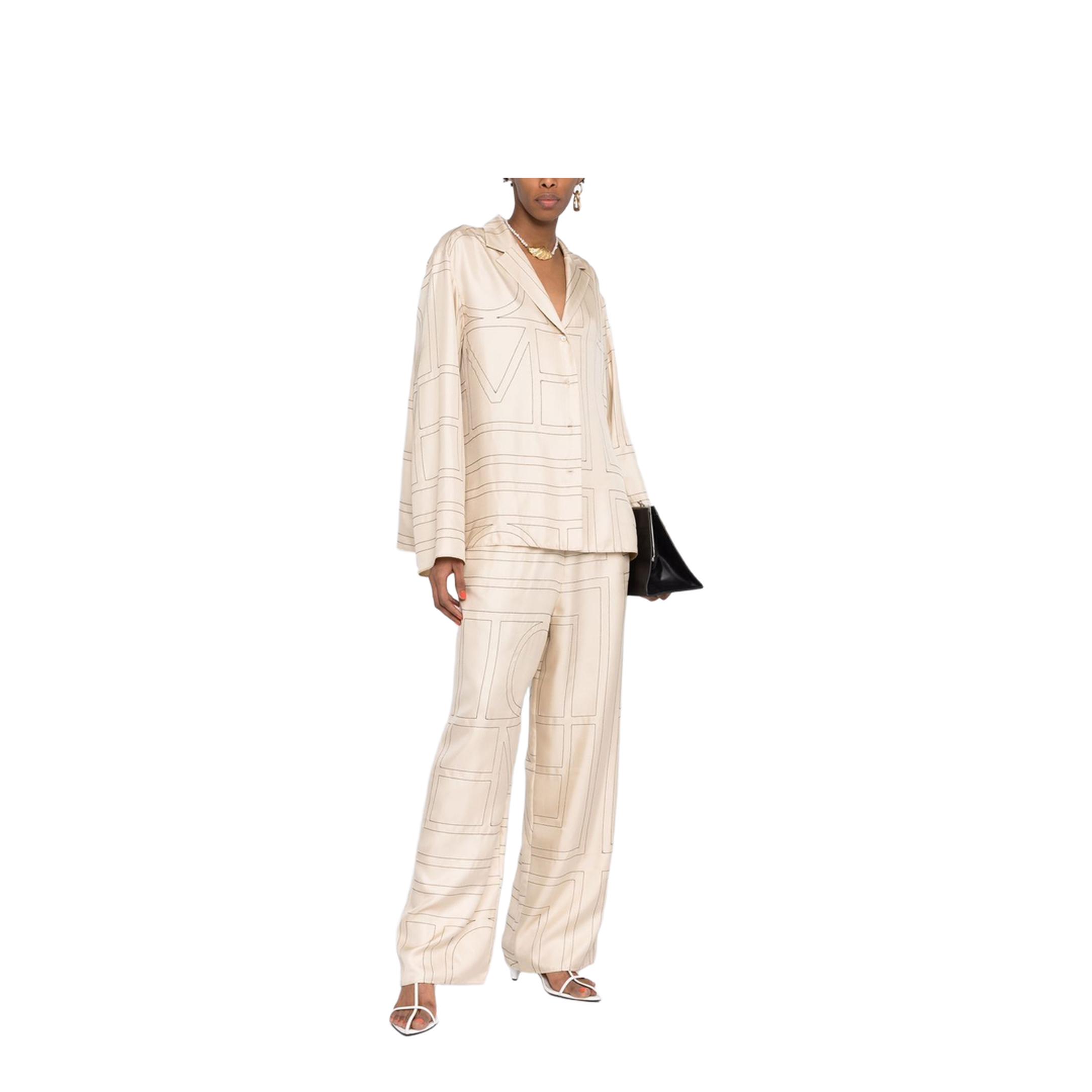 Beige Monogram Shirt - Image 4