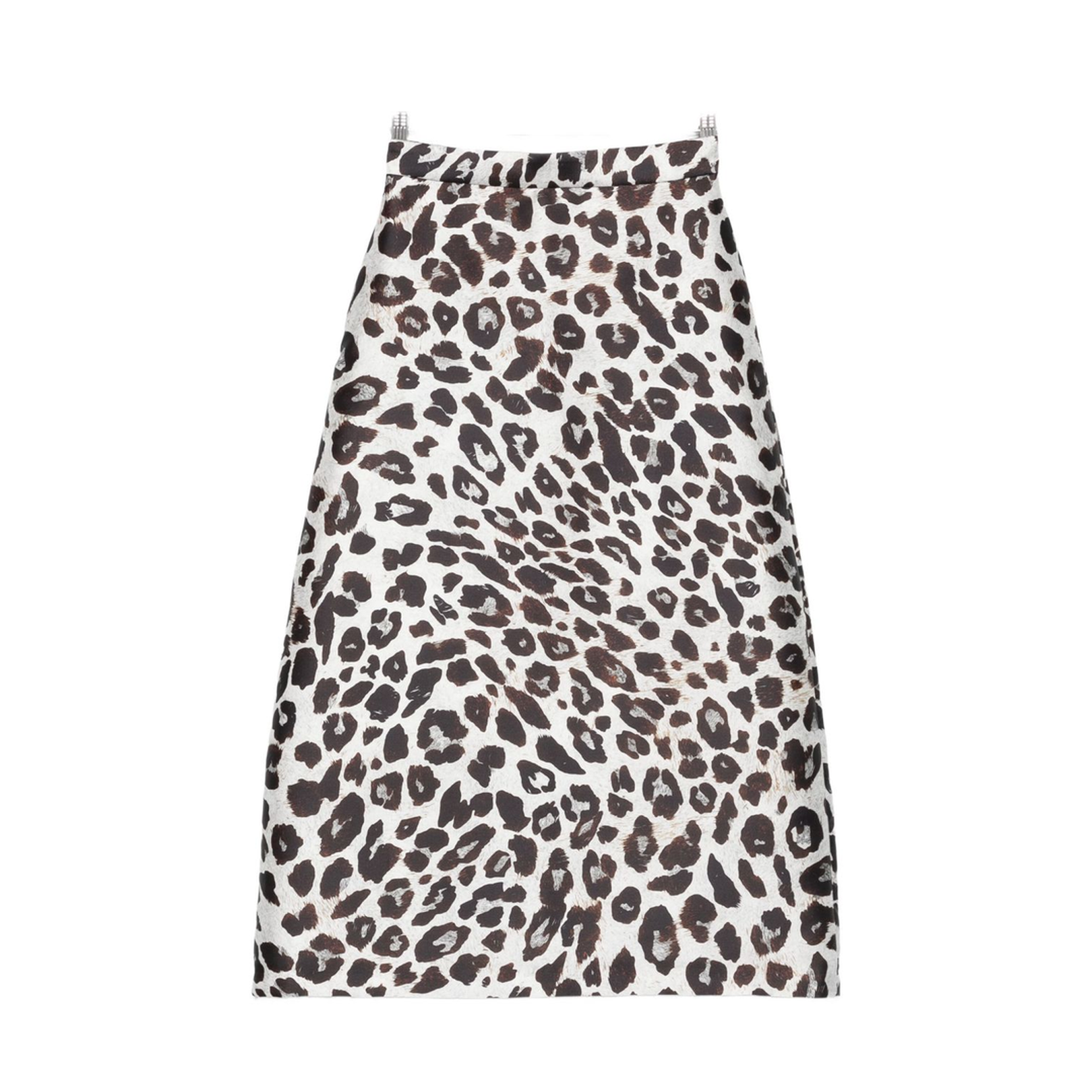 White Printed A-Line Skirt - Image 1