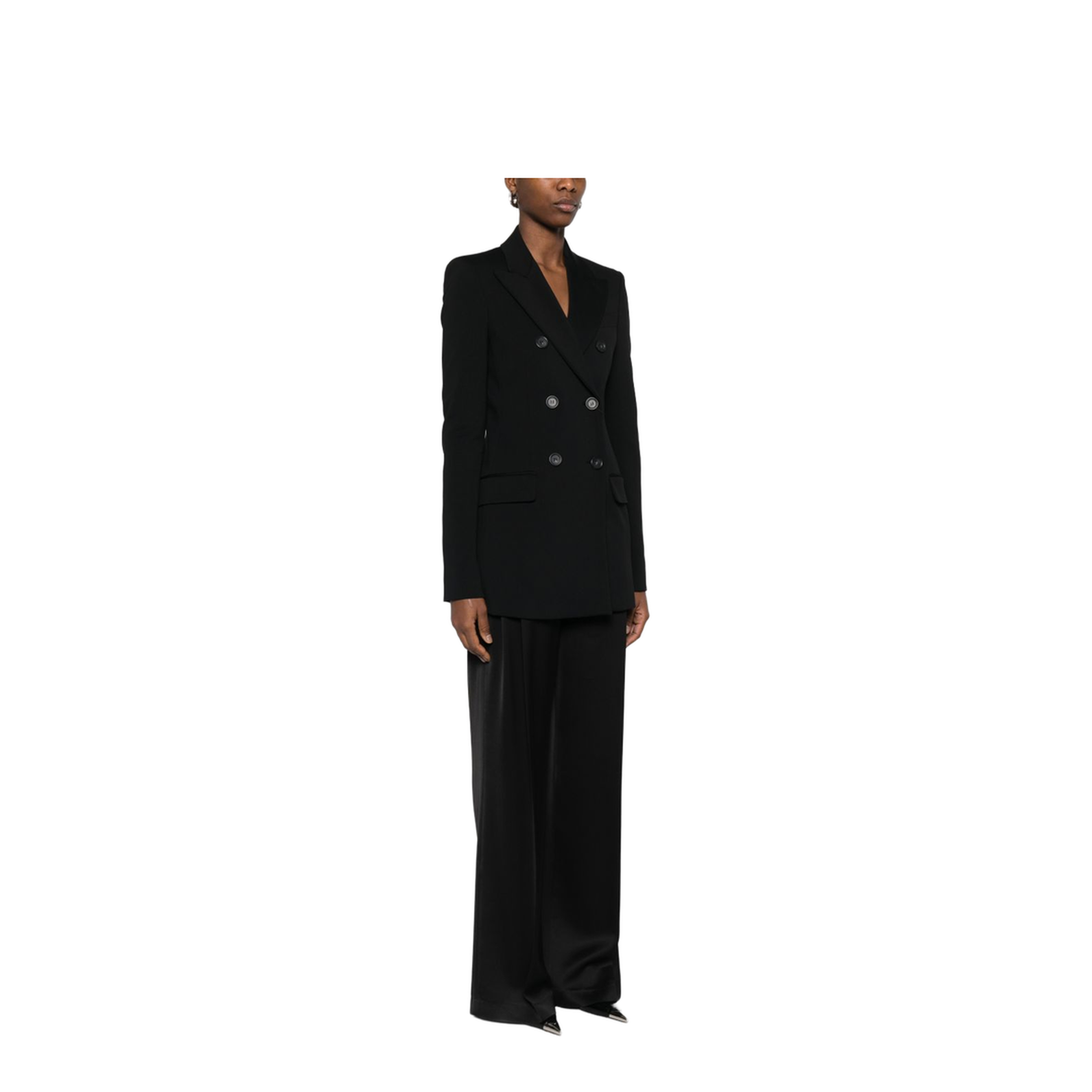 Double-Breasted Fitted Jacket - Image 2