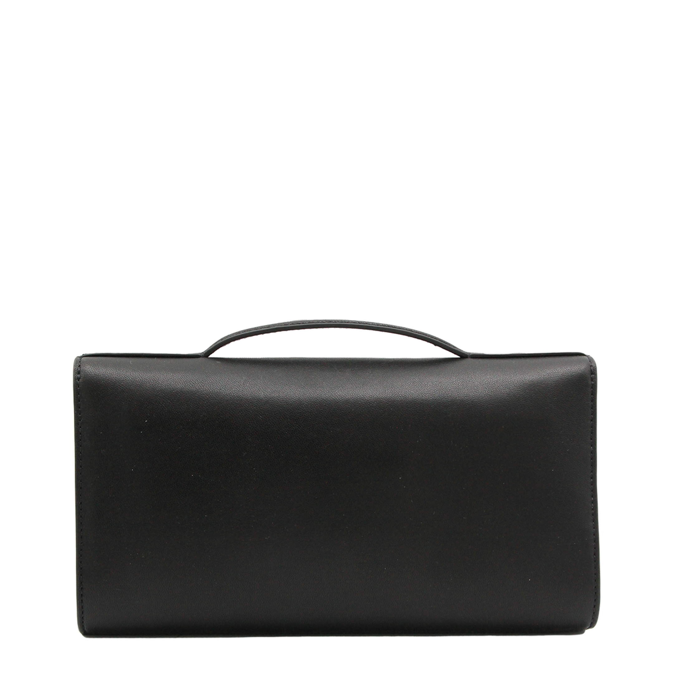 Lily Quilted Nappa Clutch - Black - Image 5
