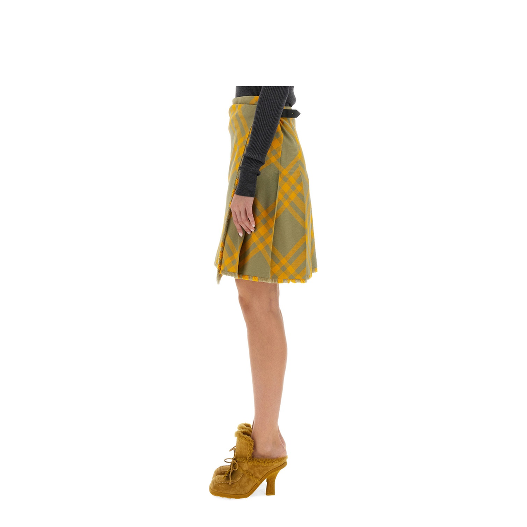 Embroidered Silk Skirt - Image 4