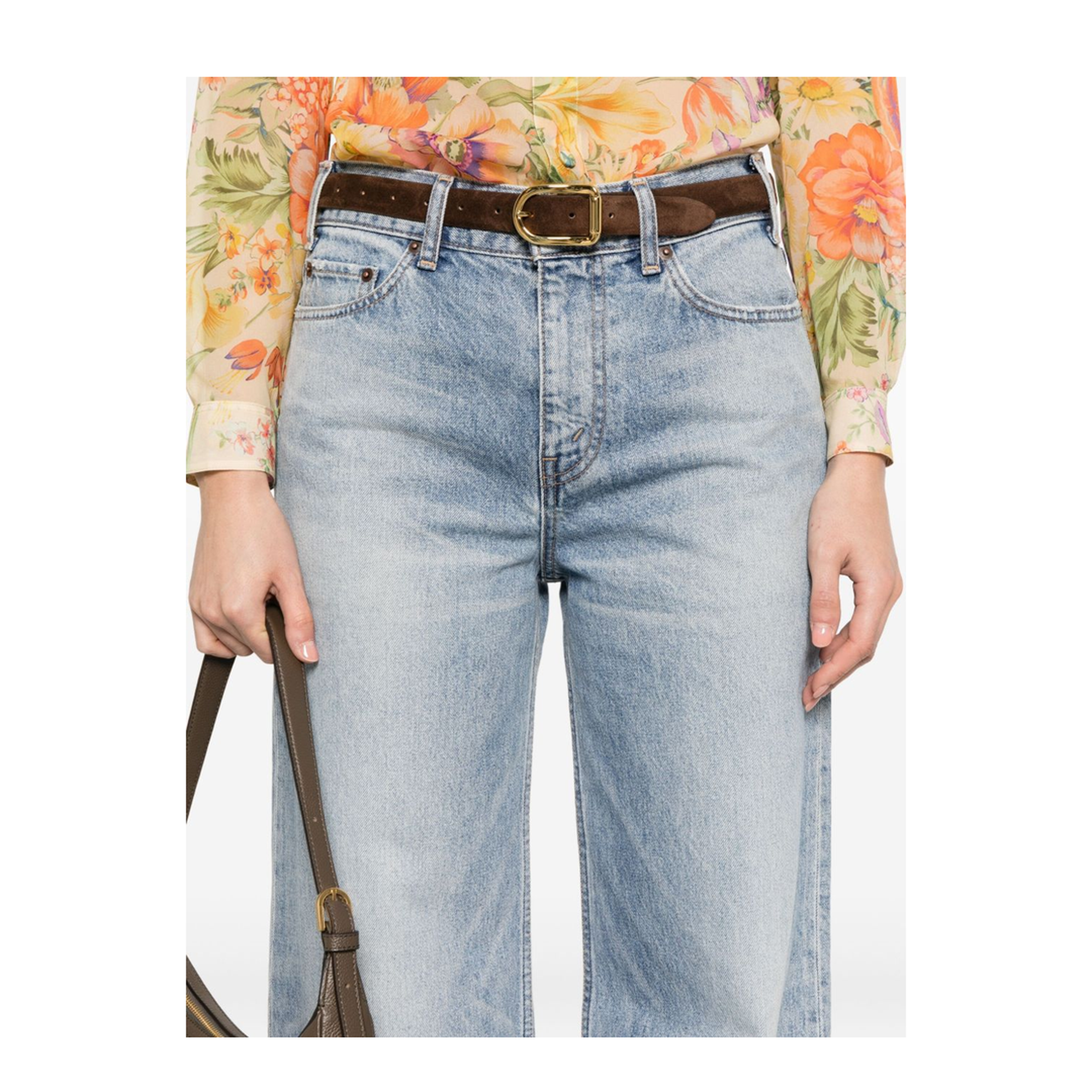 Jolene Jeans in Golden Blue Wash Denim - Image 5