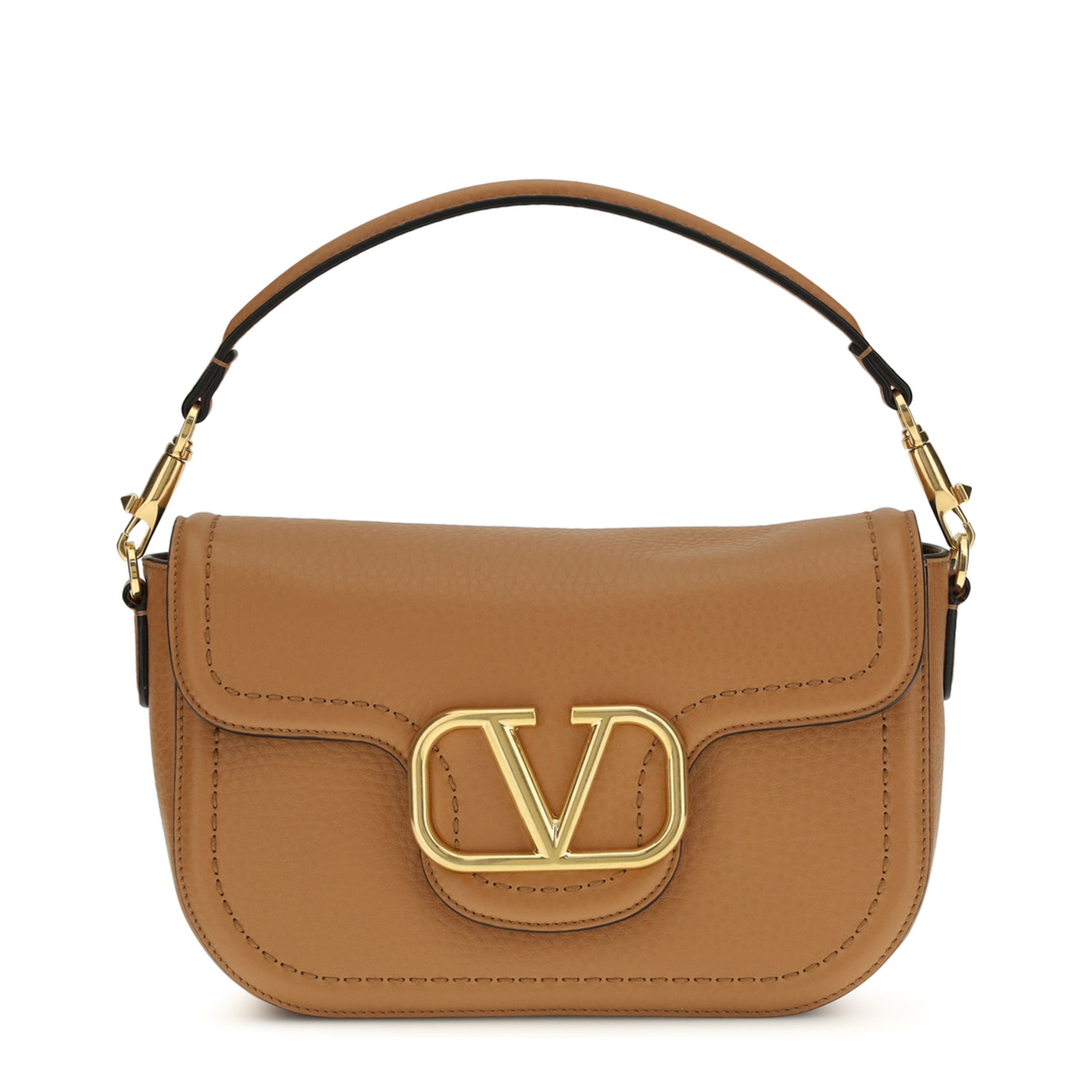 Alltime UNI Calf Leather Shoulder Bag - Almond Beige - Image 1