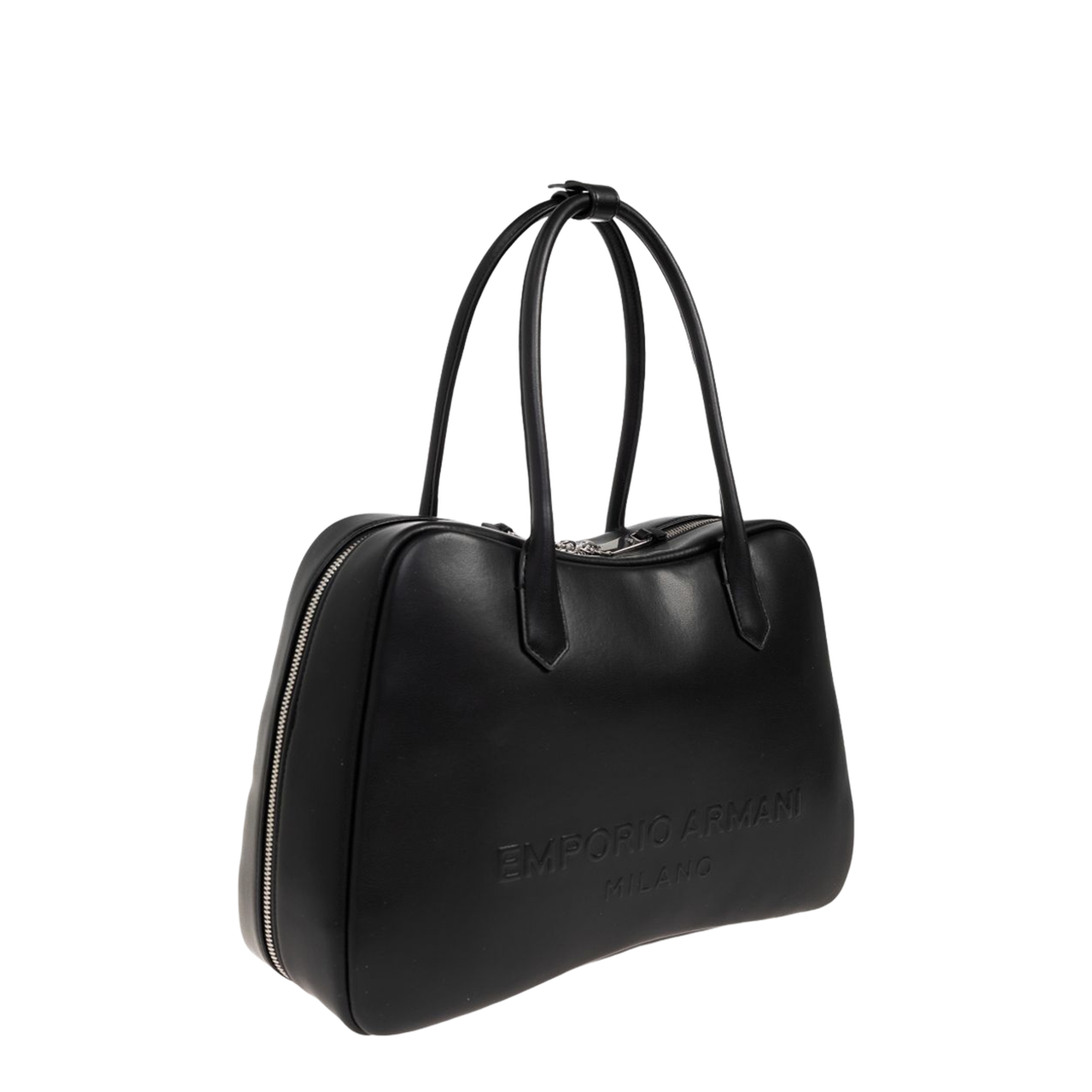 Eagle Club Capsule Collection Soft Leather Shoulder Bag - Black - Image 5