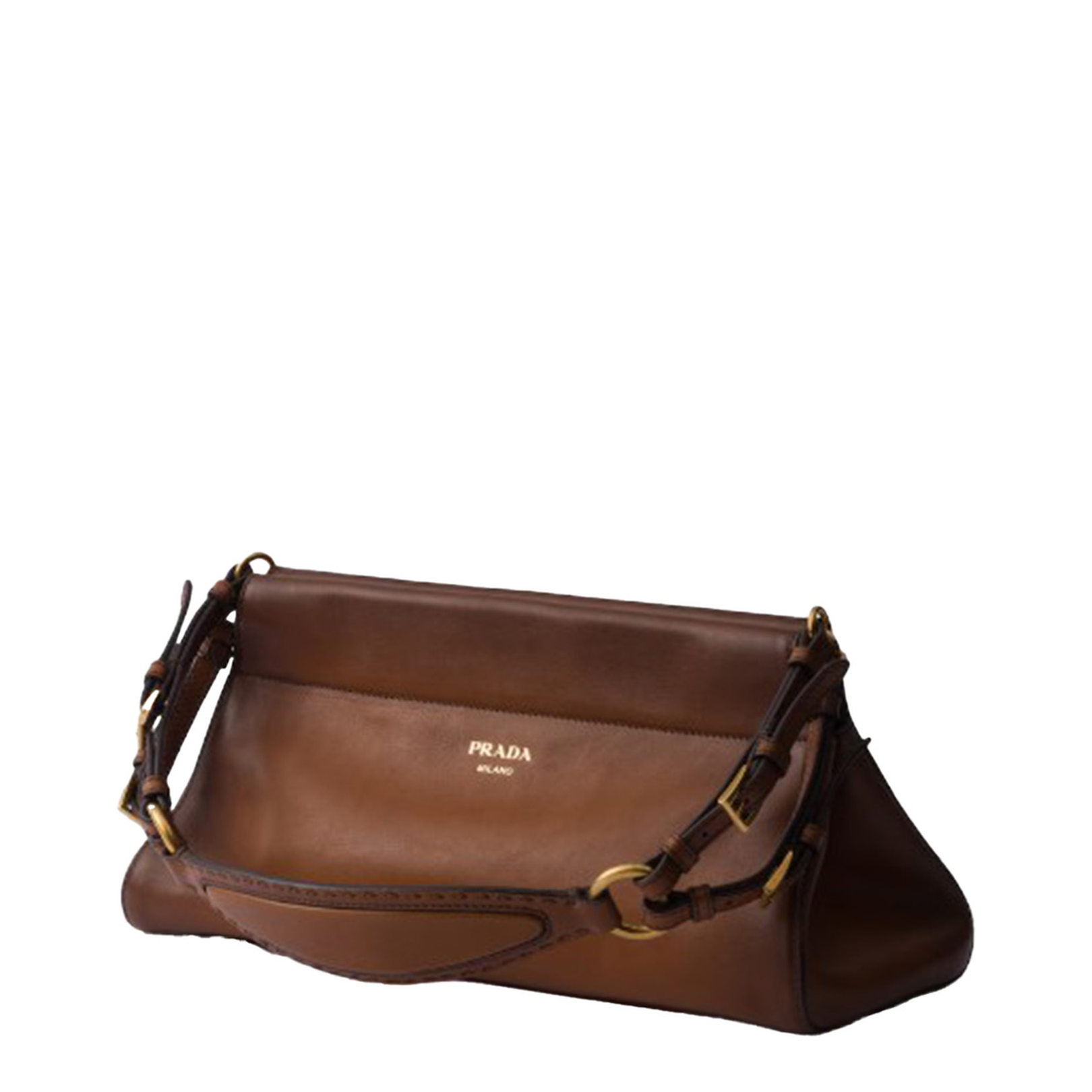 Enchaîné Medium Shoulder Bag Leather Caramel - Image 2