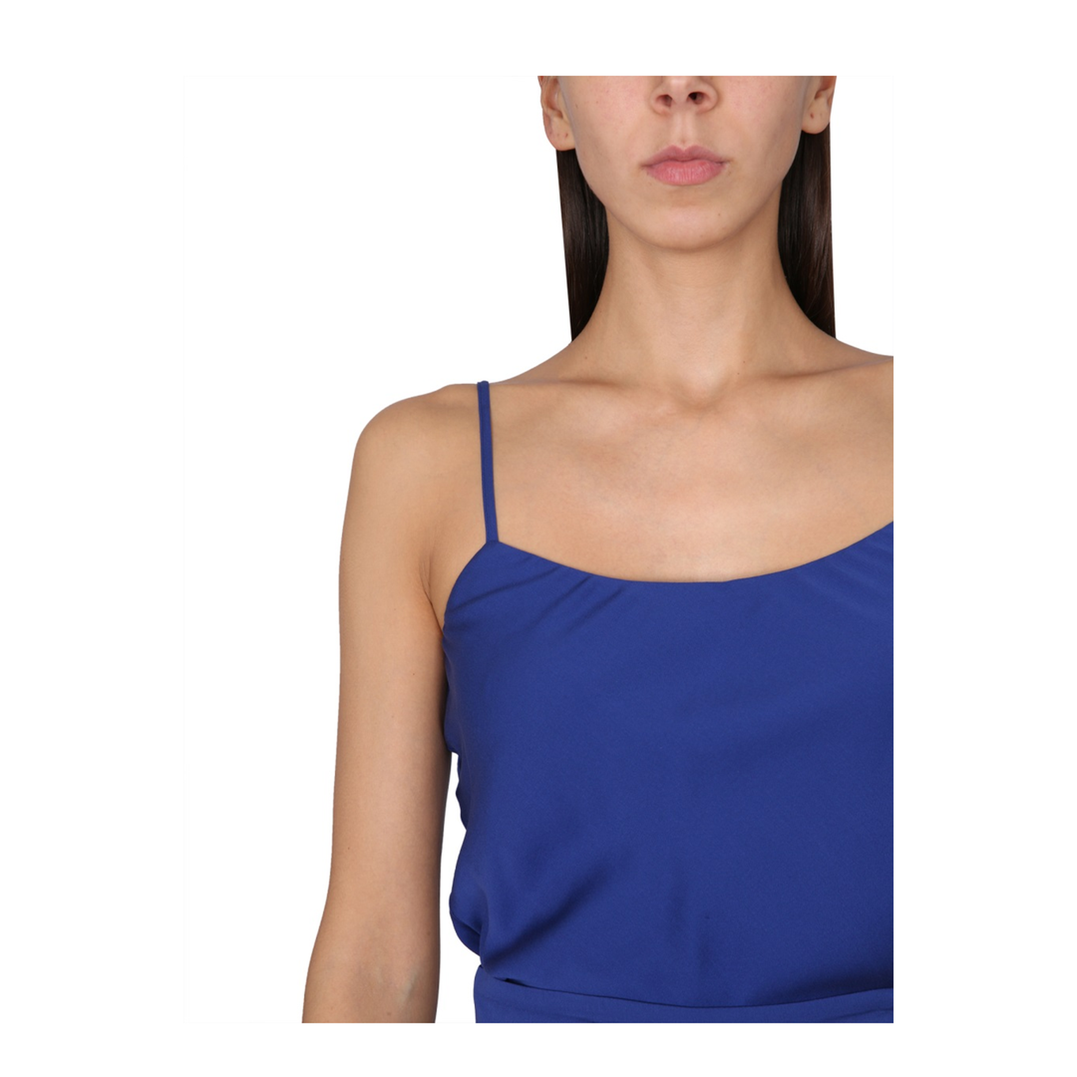 Silk Charmeuse Tuxedo Top - Image 4