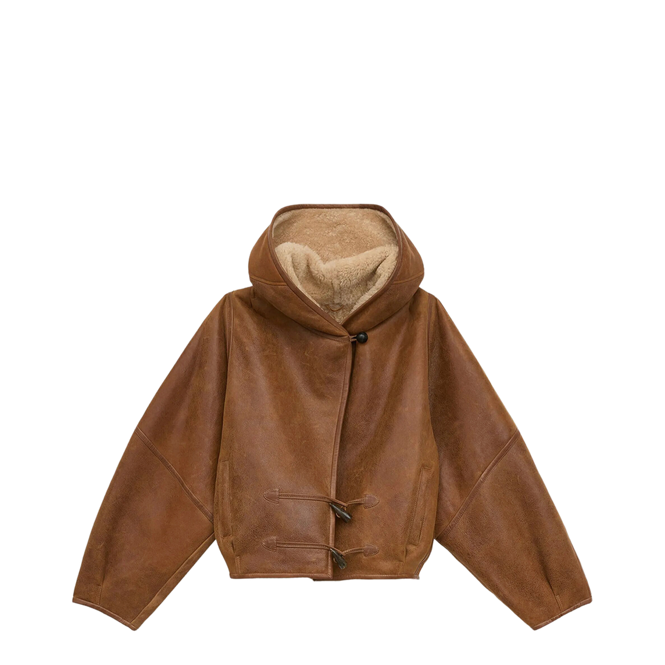 Amiel Short Shearling Coat - Image 1