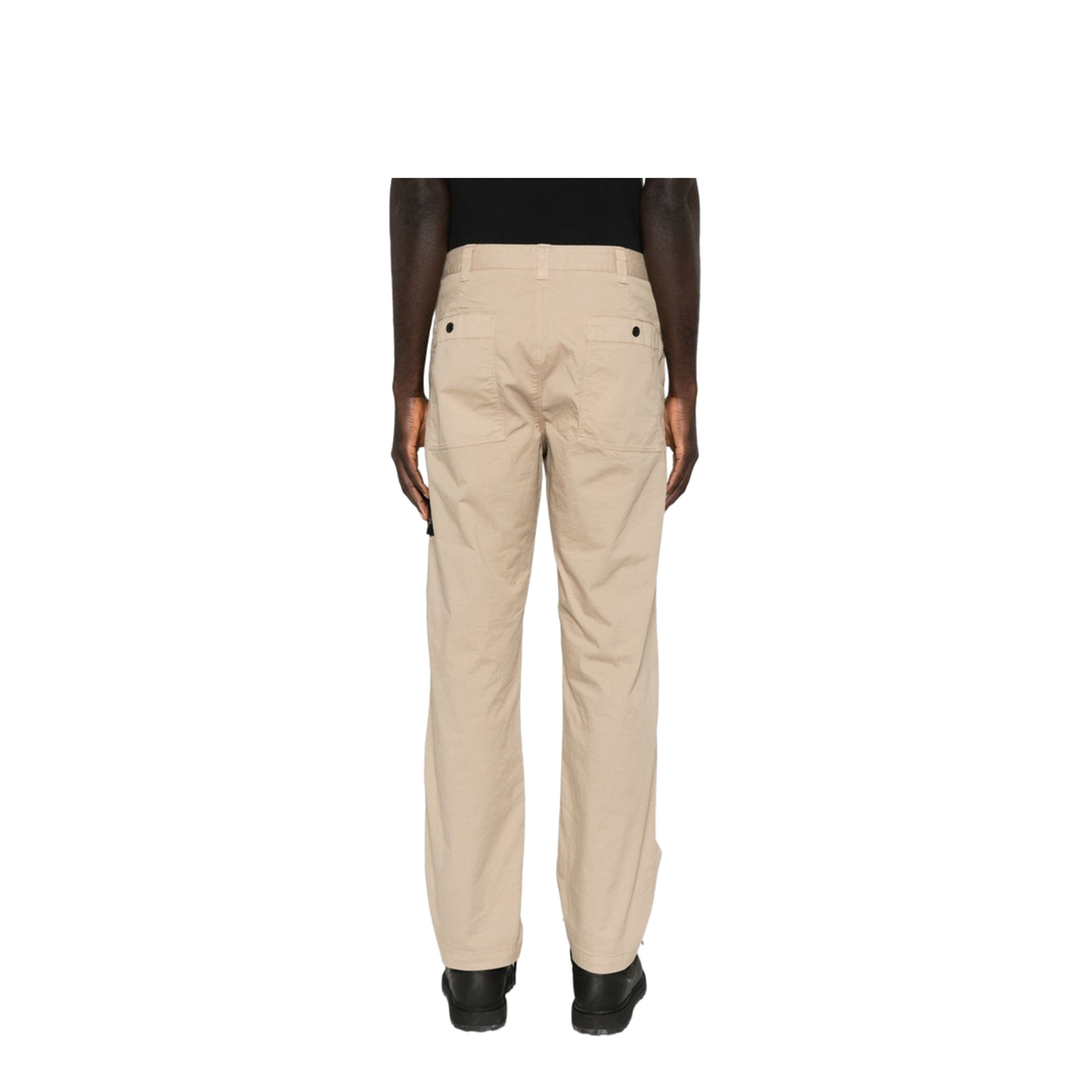 Logo Cotton Cargo Trousers - Image 4