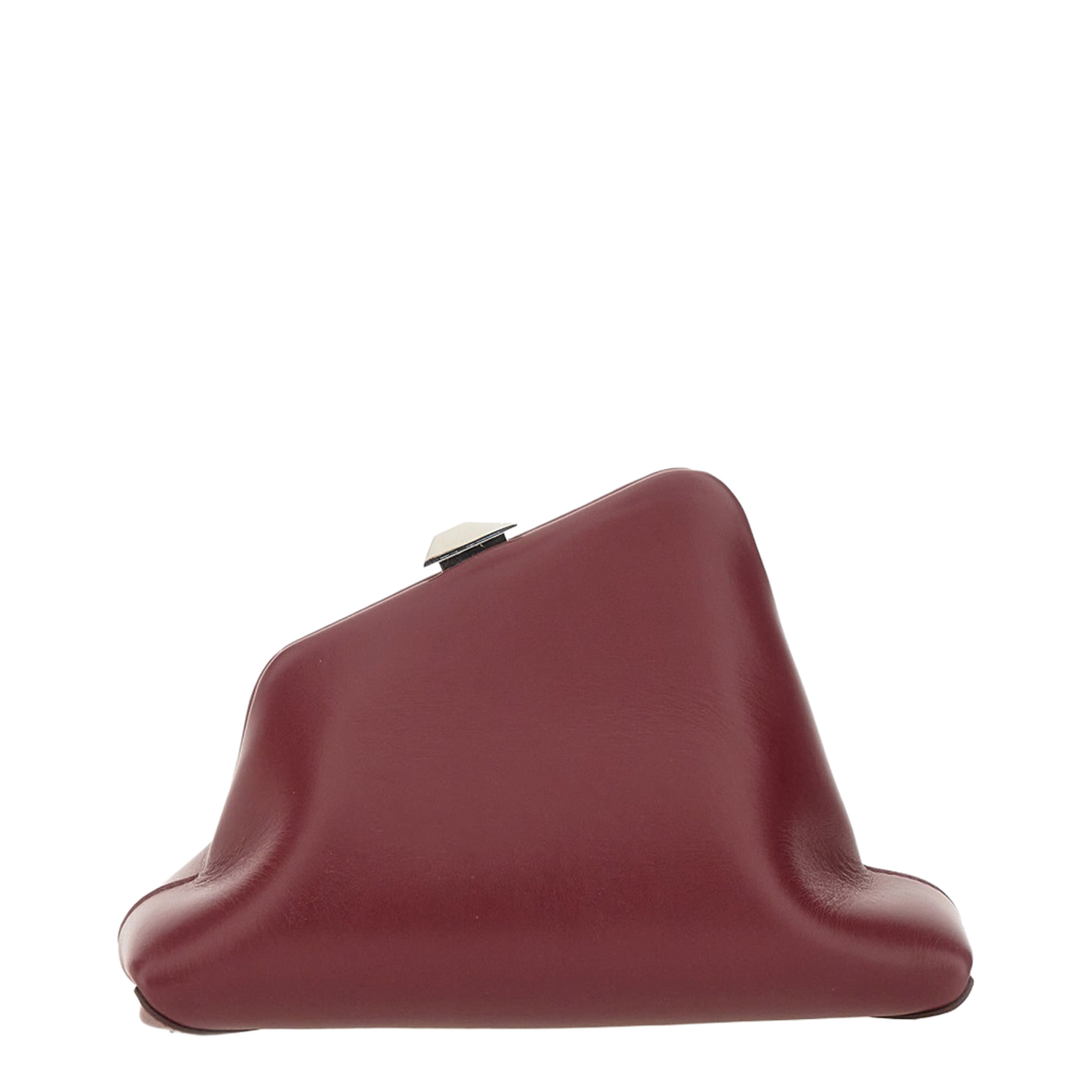 Day Off Small Calfskin Clutch - Burgundy - Image 3
