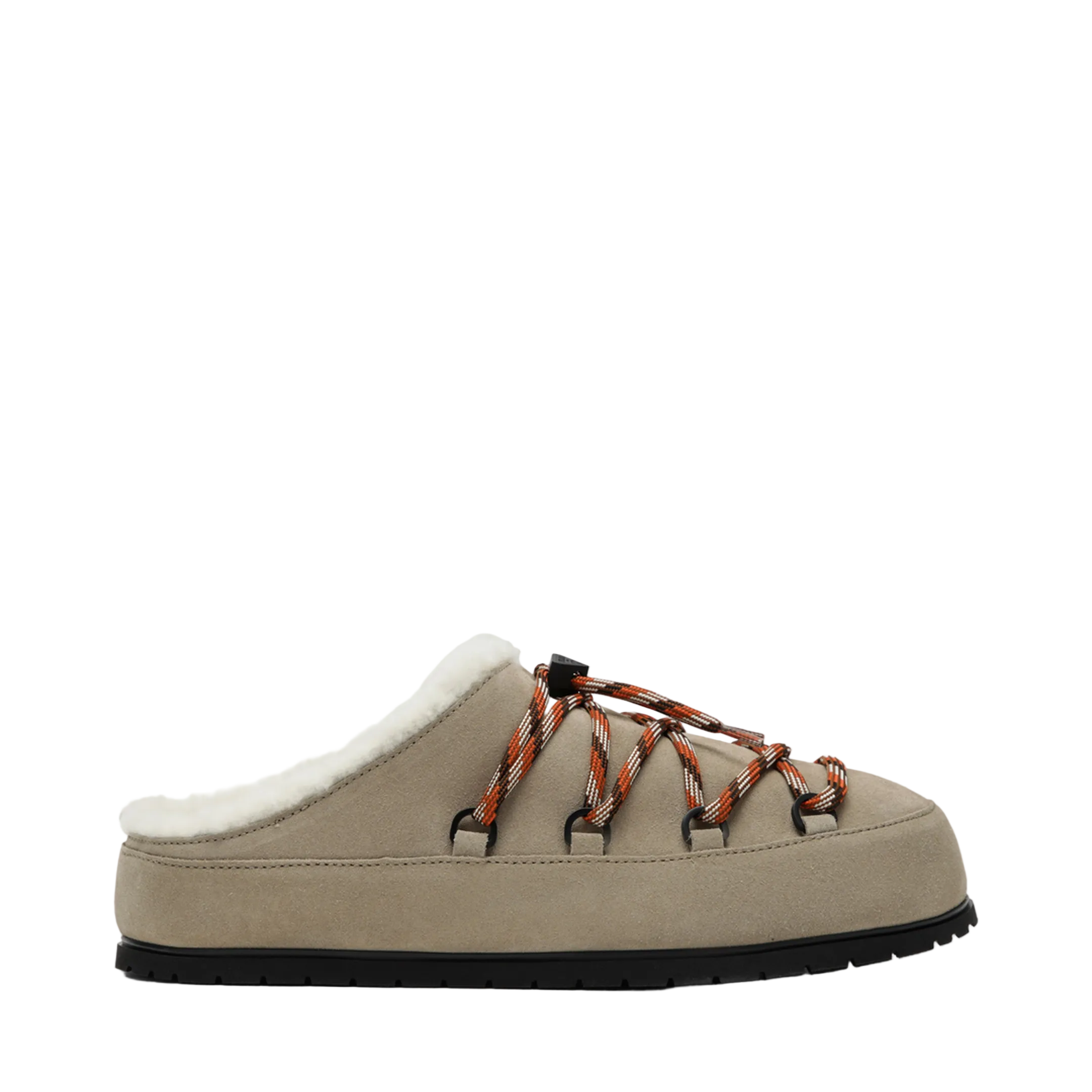 Desert Suede Clogs with Braided Laces - Image 1