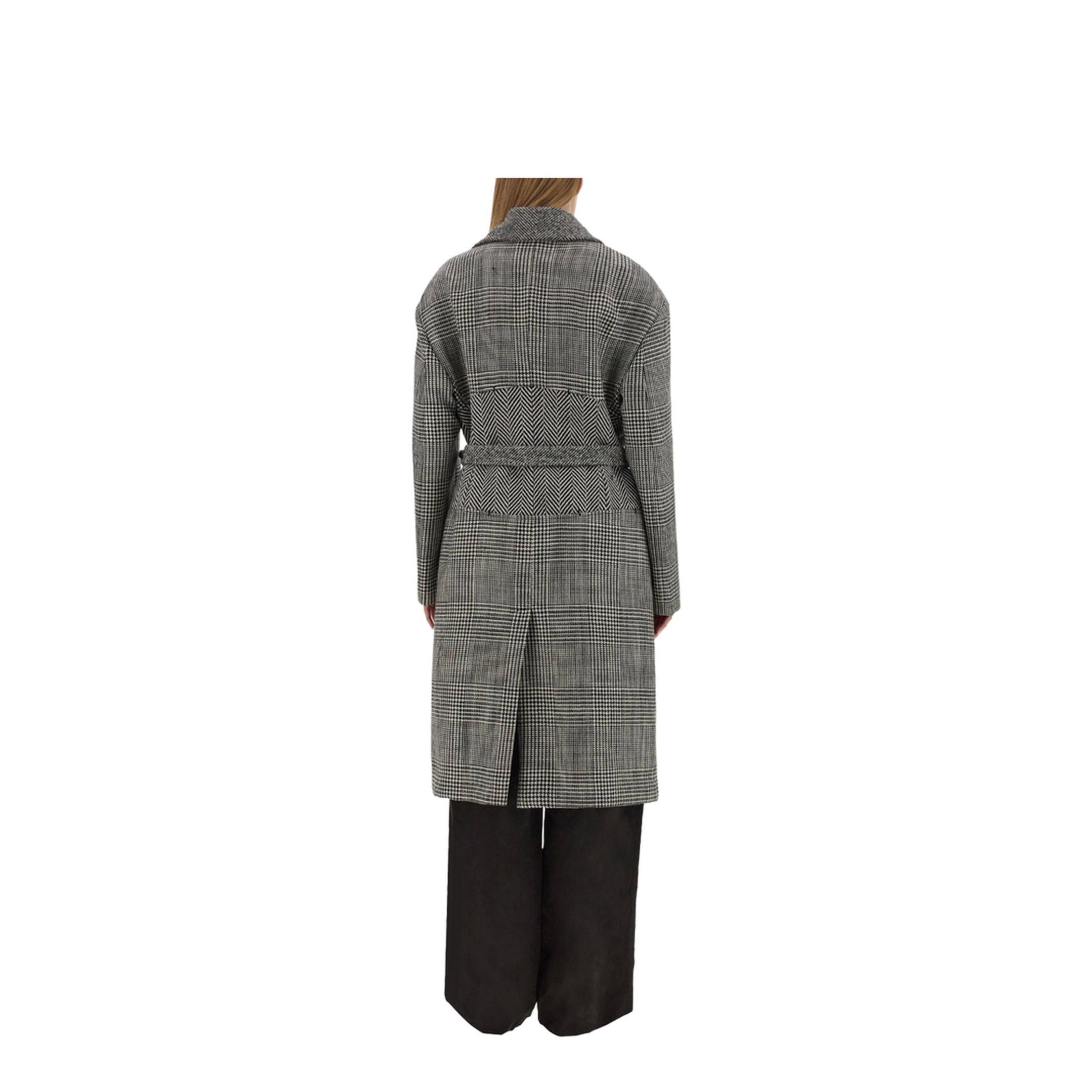 Wool Patchwork Coat - Image 3