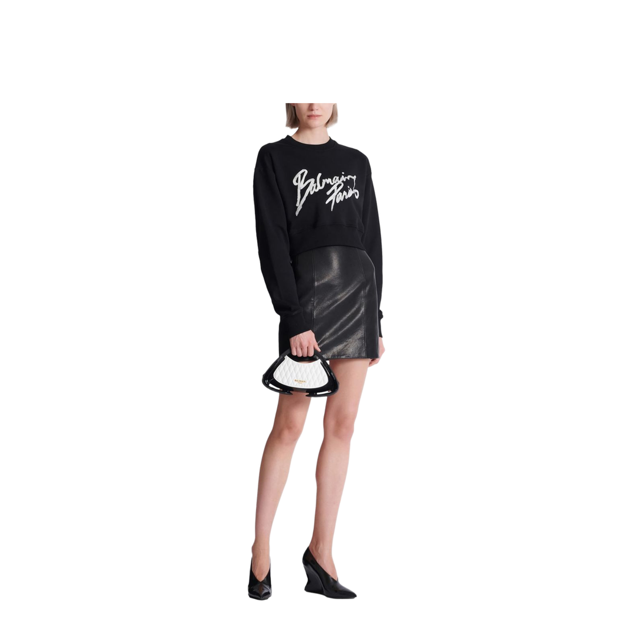 Cropped Roundneck Sweater - Image 2