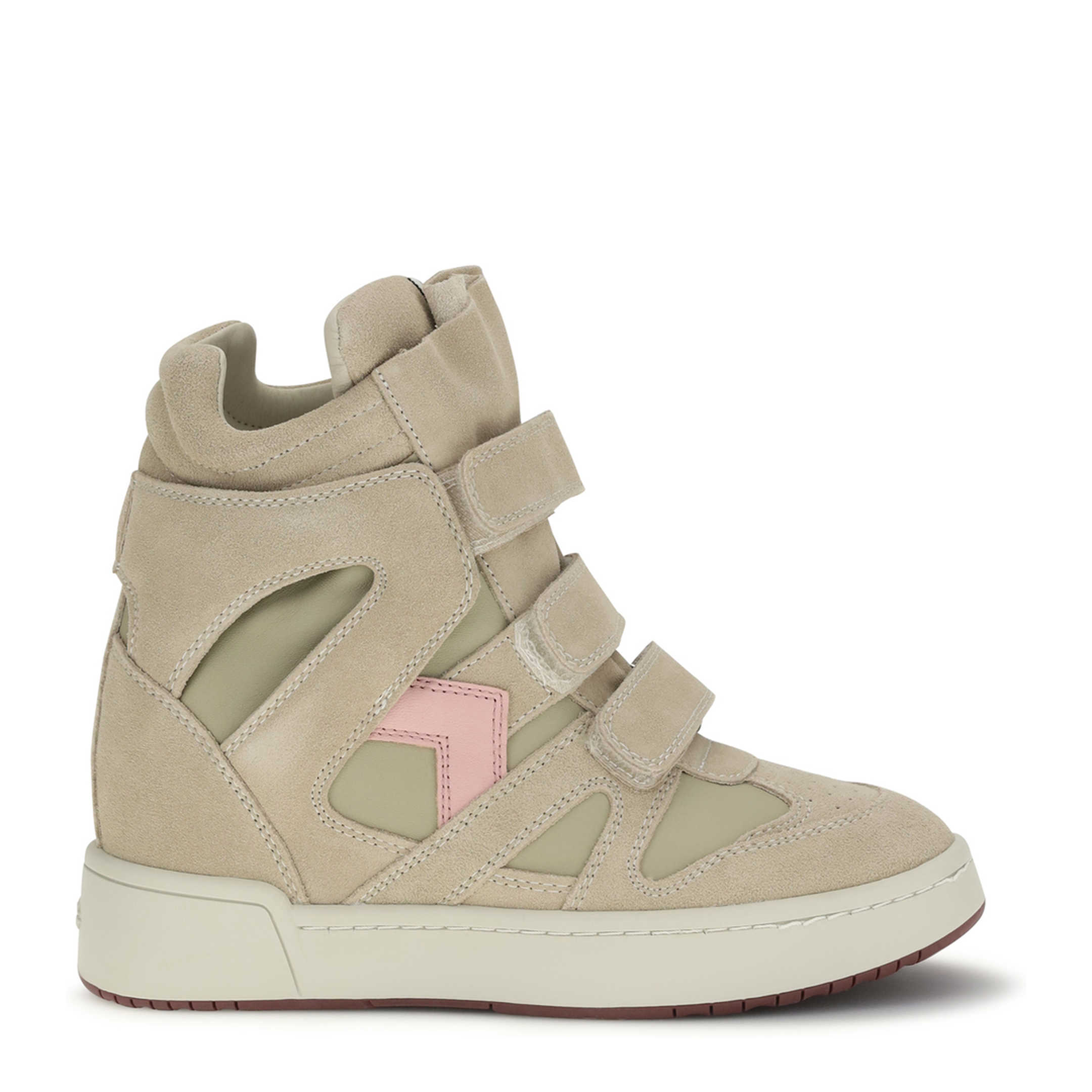 Wedge Leather Sneakers - Image 1
