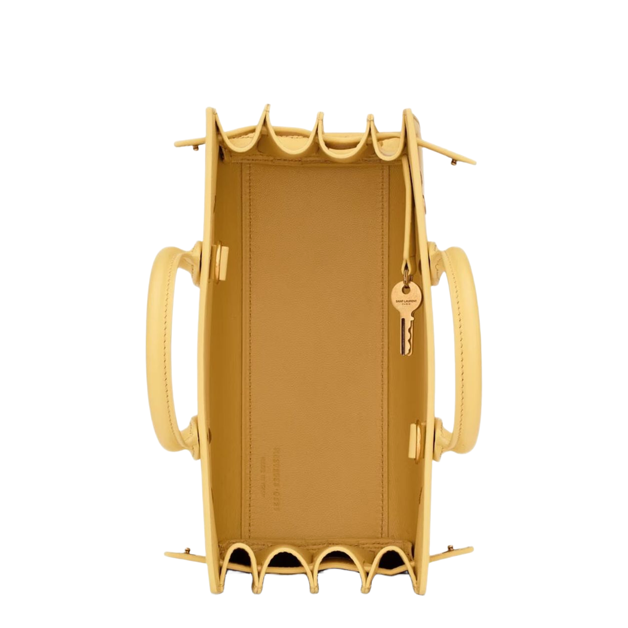 Sac de Jour Nano Smooth Leather Top-Handle Bag - Soft Lemon - Image 4