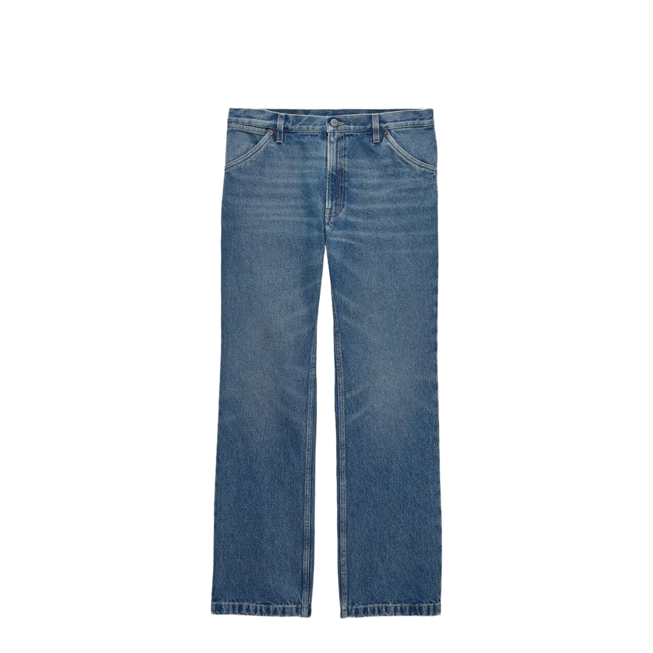 Tight Fit and Regular Waist Washed Denim Jeans - Image 1