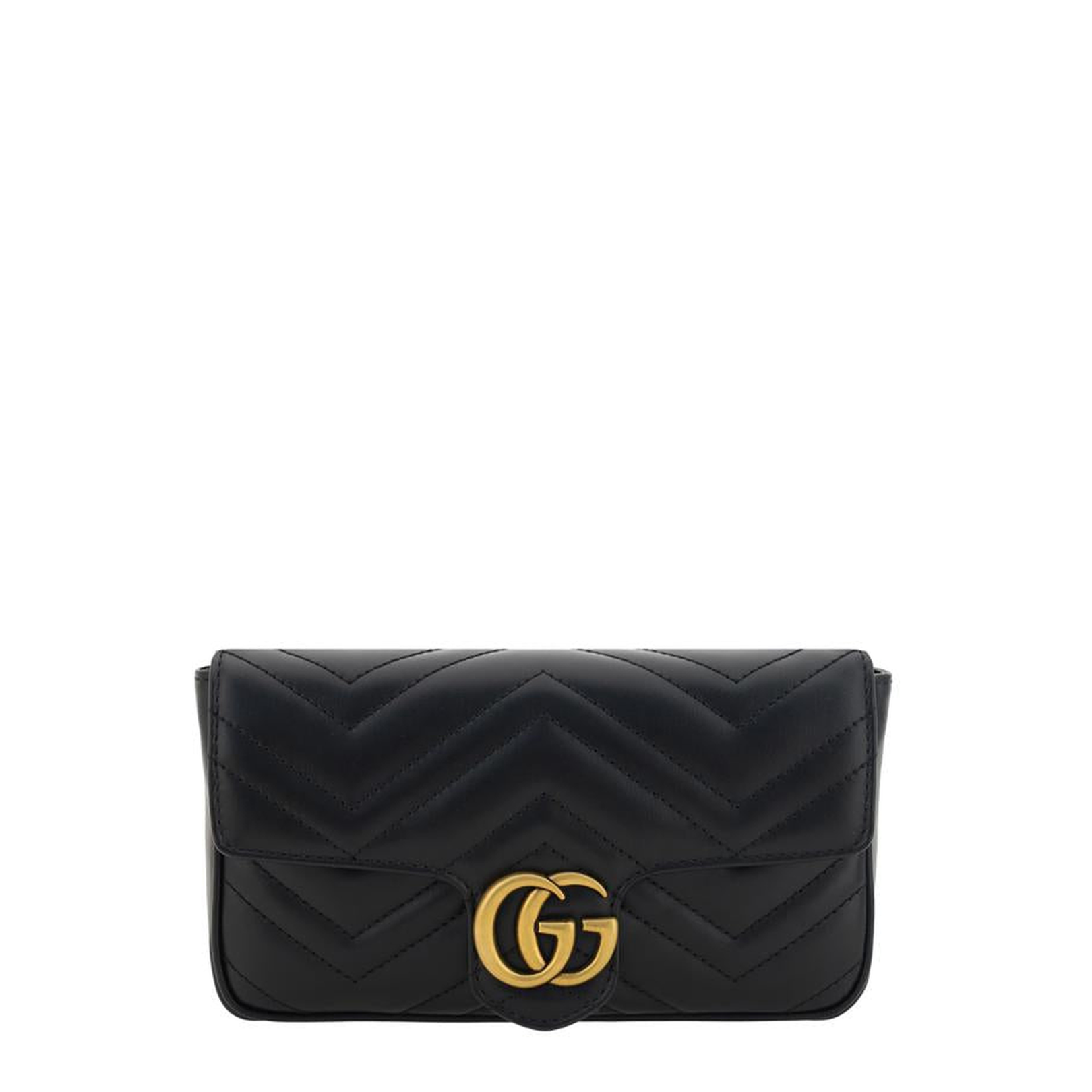GG Marmont Leather Continental Wallet - Black - Image 1