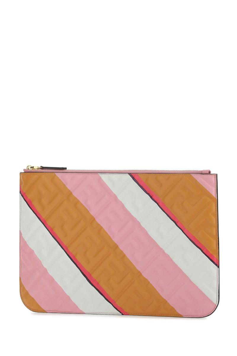 Multicolor Nappa Leather Pouch - Image 4