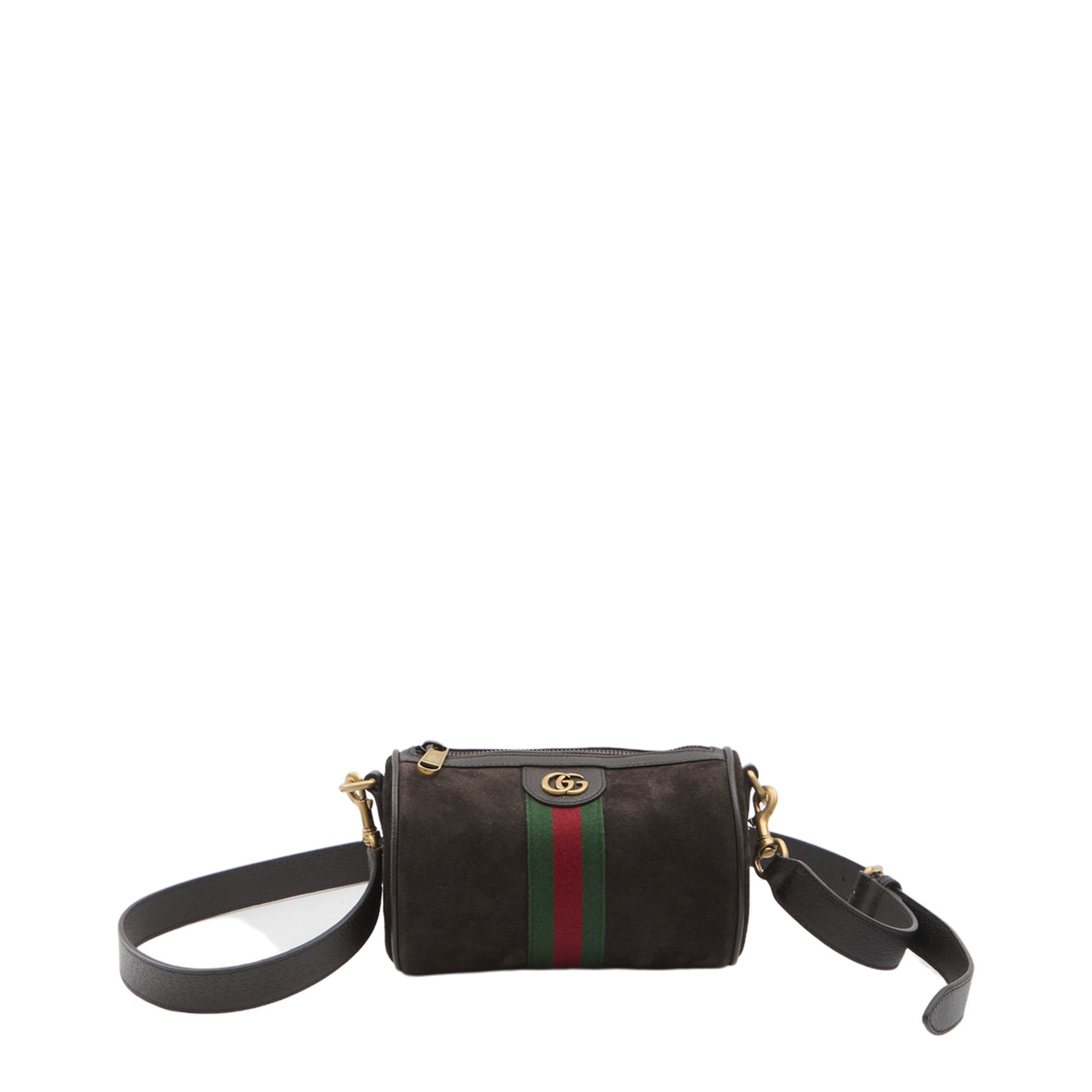 Ophidia Mini Calfskin Crossbody Bag - Brown - Image 1
