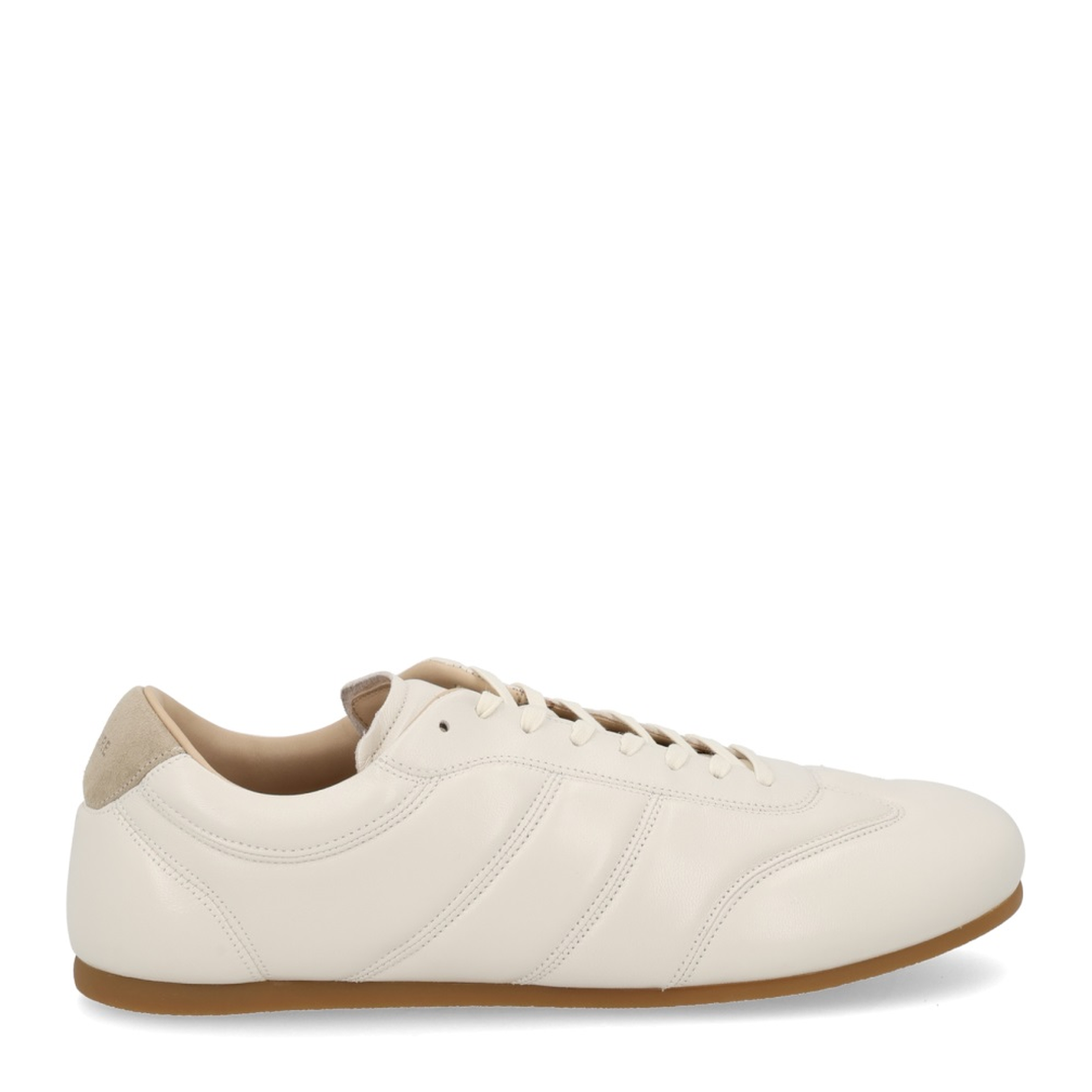 White Leather Sneakers - Image 1