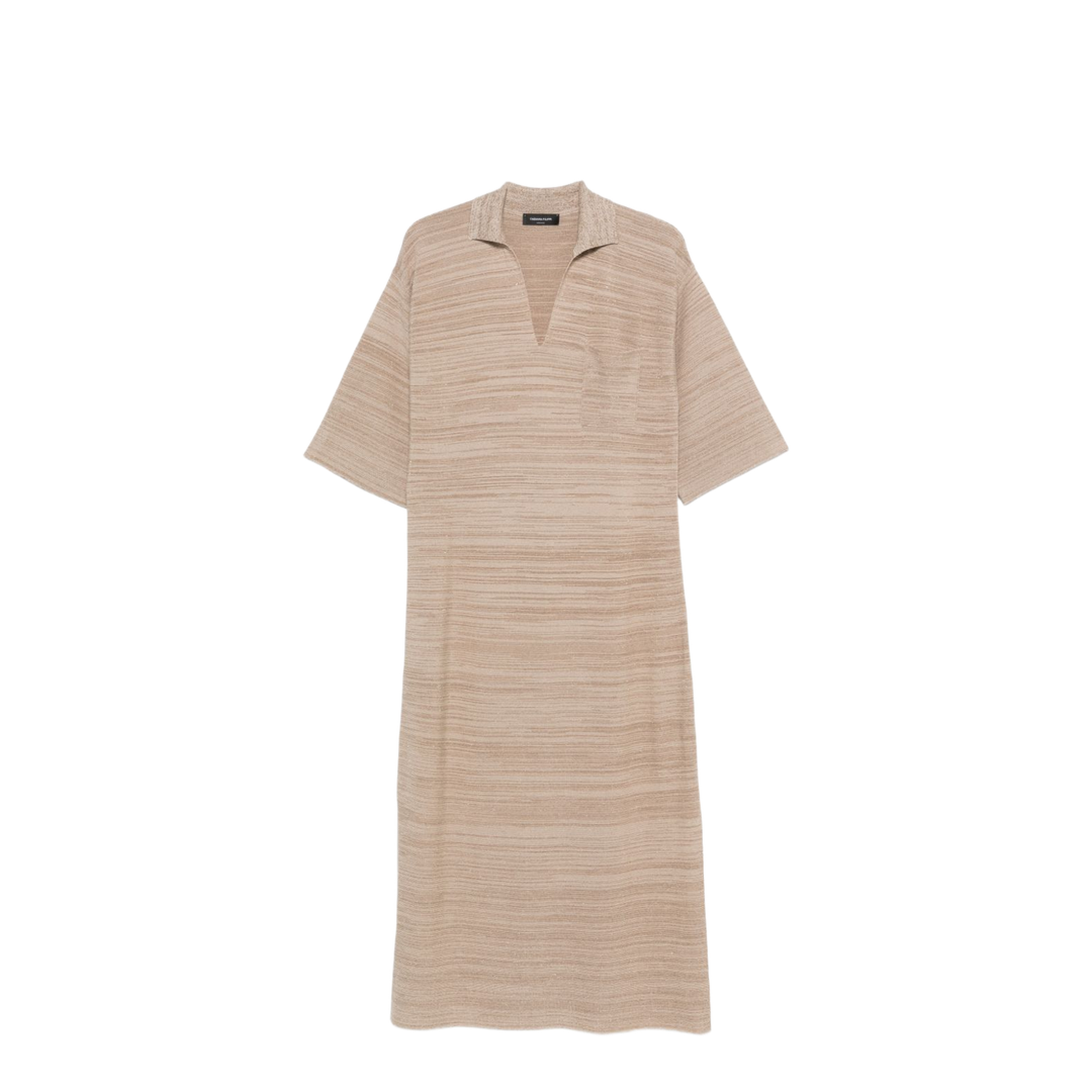 V-Neck Pocket Maxi Dress - Image 1