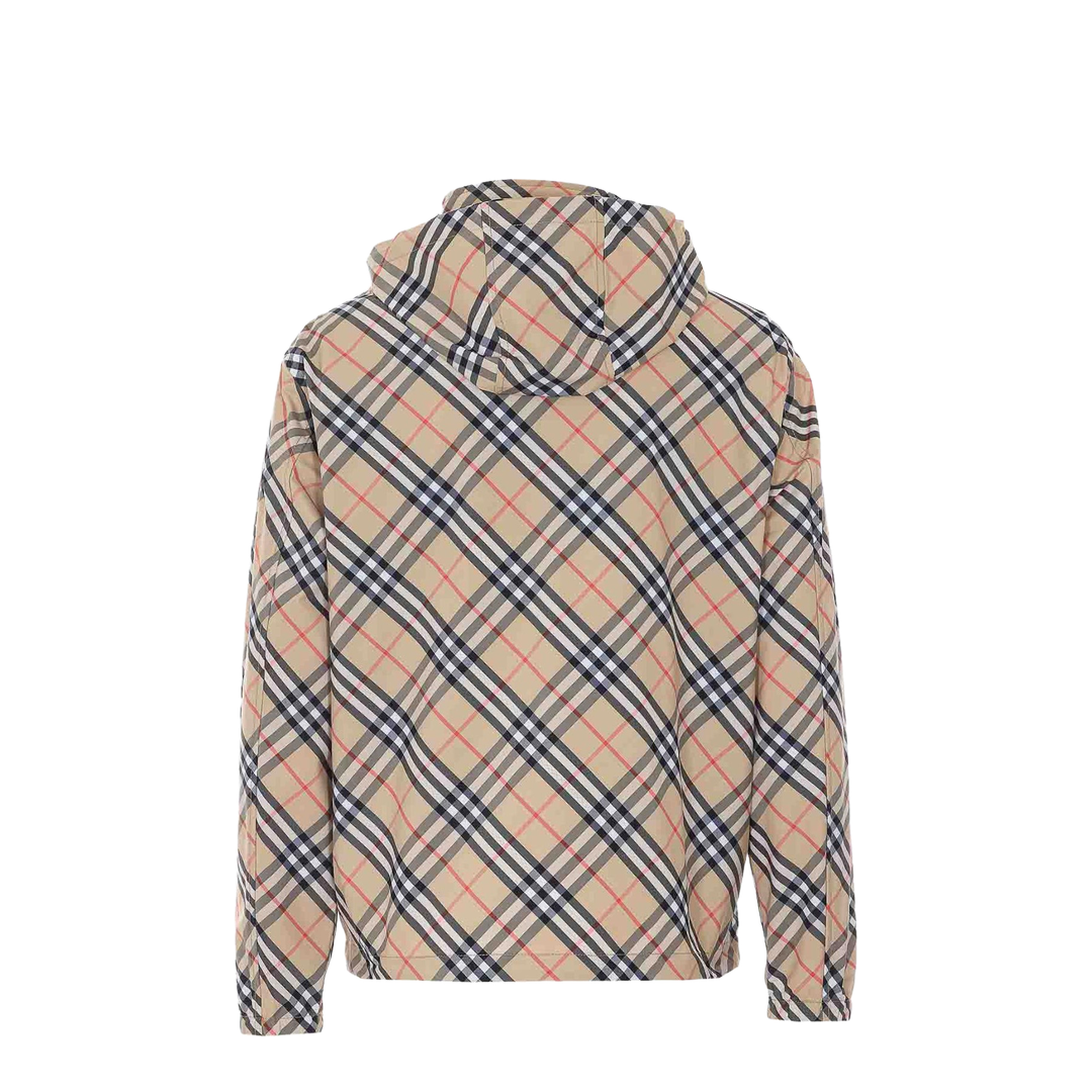 Beige Jacket With Frontal Zip Closure - Image 2