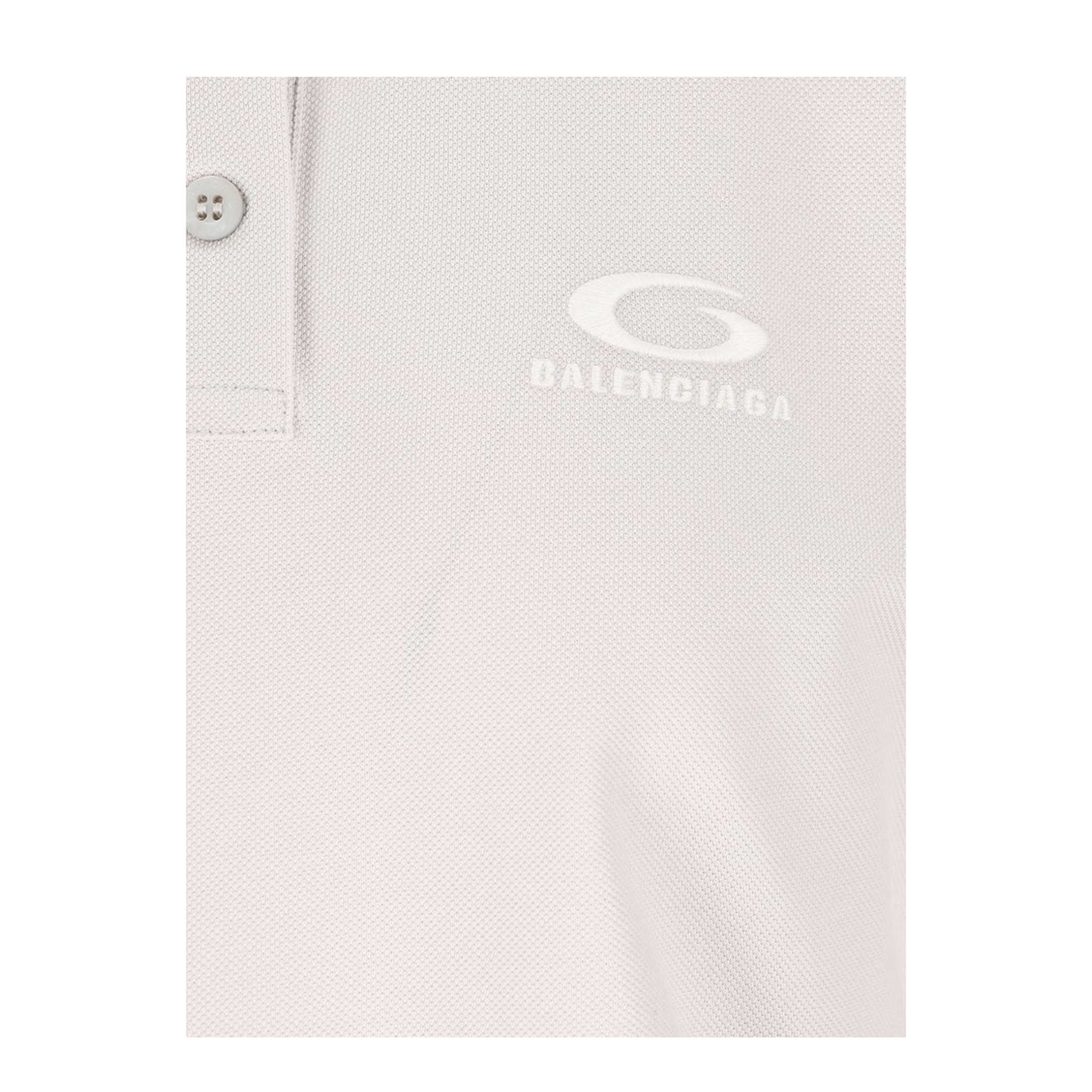 Cotton Pique Polo Shirt With Sport Icon Logo - Image 4
