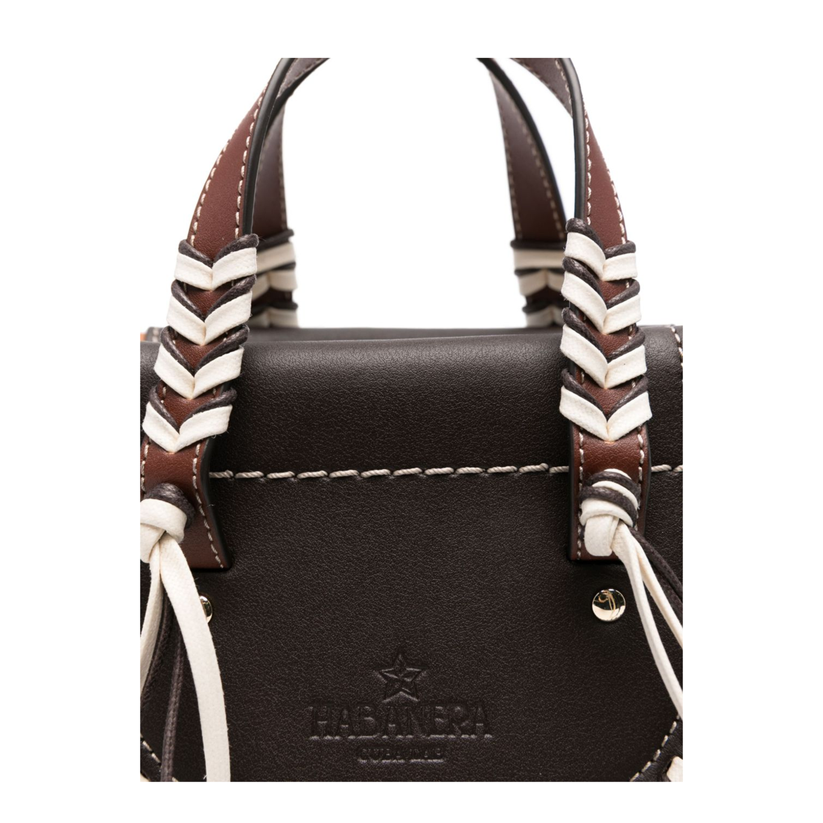 Habanera Mini Raffia Bucket Bag - Ebony - Image 4
