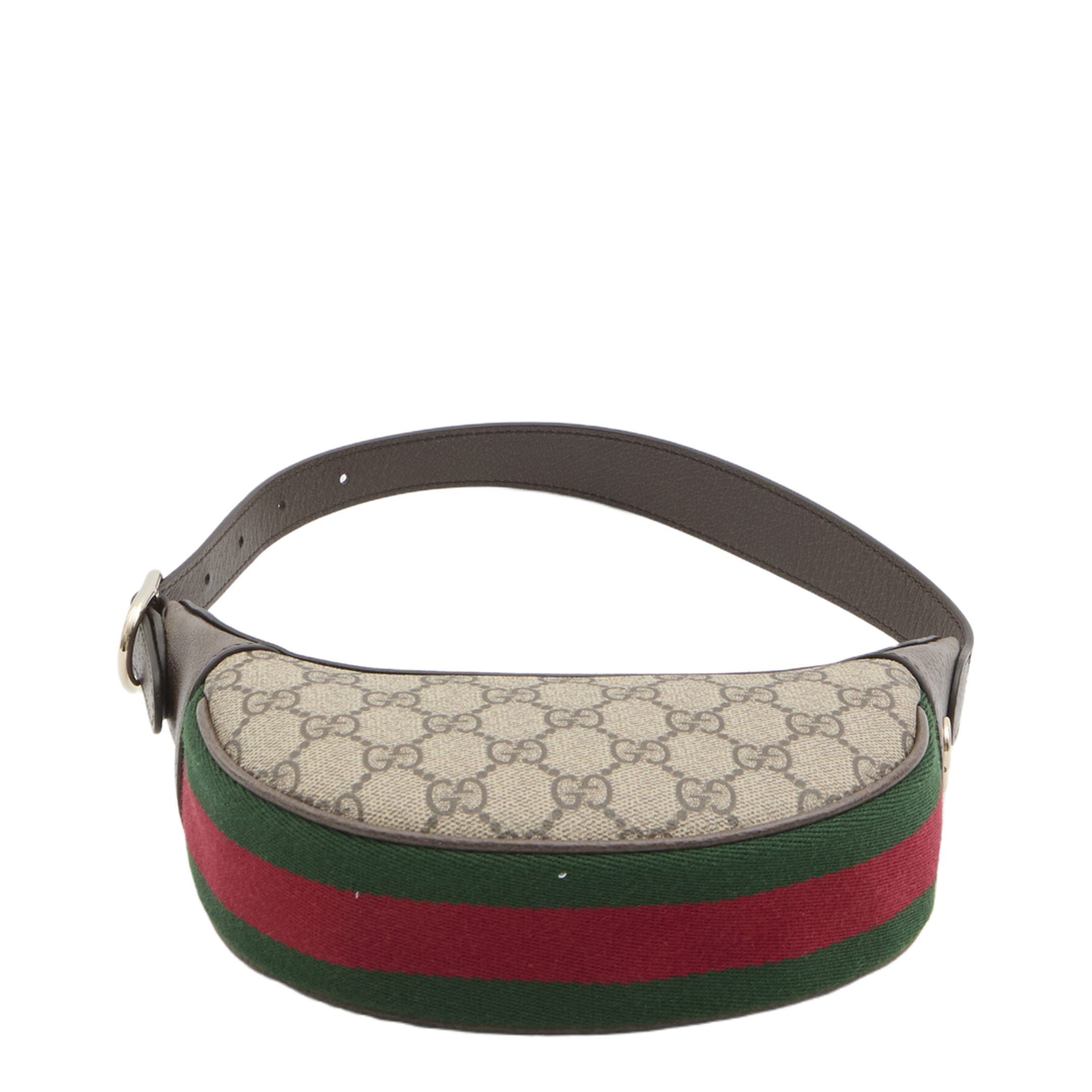 Ophidia Small GG Monogram Coated Fabric Shoulder Bag - Beige/Brown - Image 3