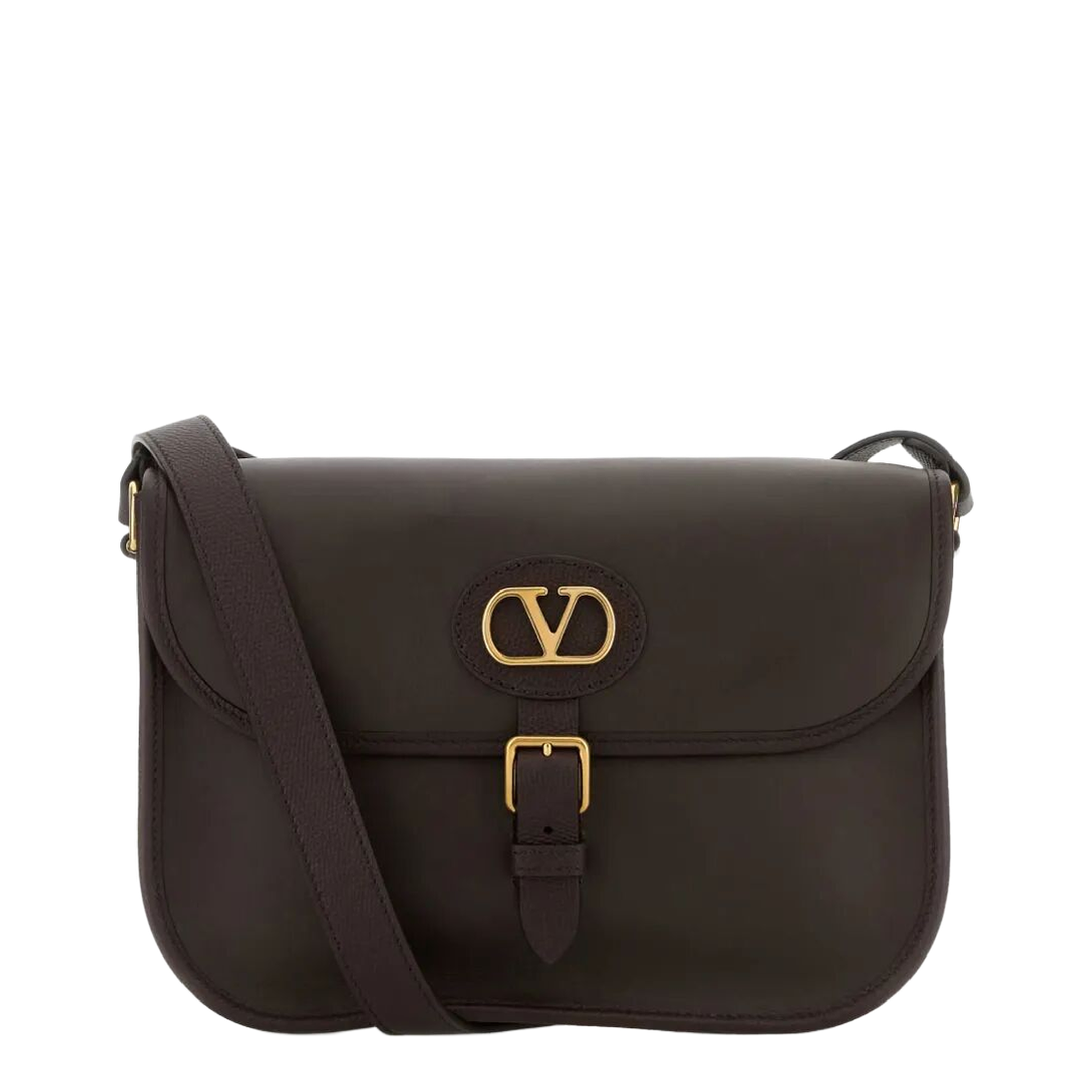 Antibes Calfskin Shoulder Bag - Brown - Image 4
