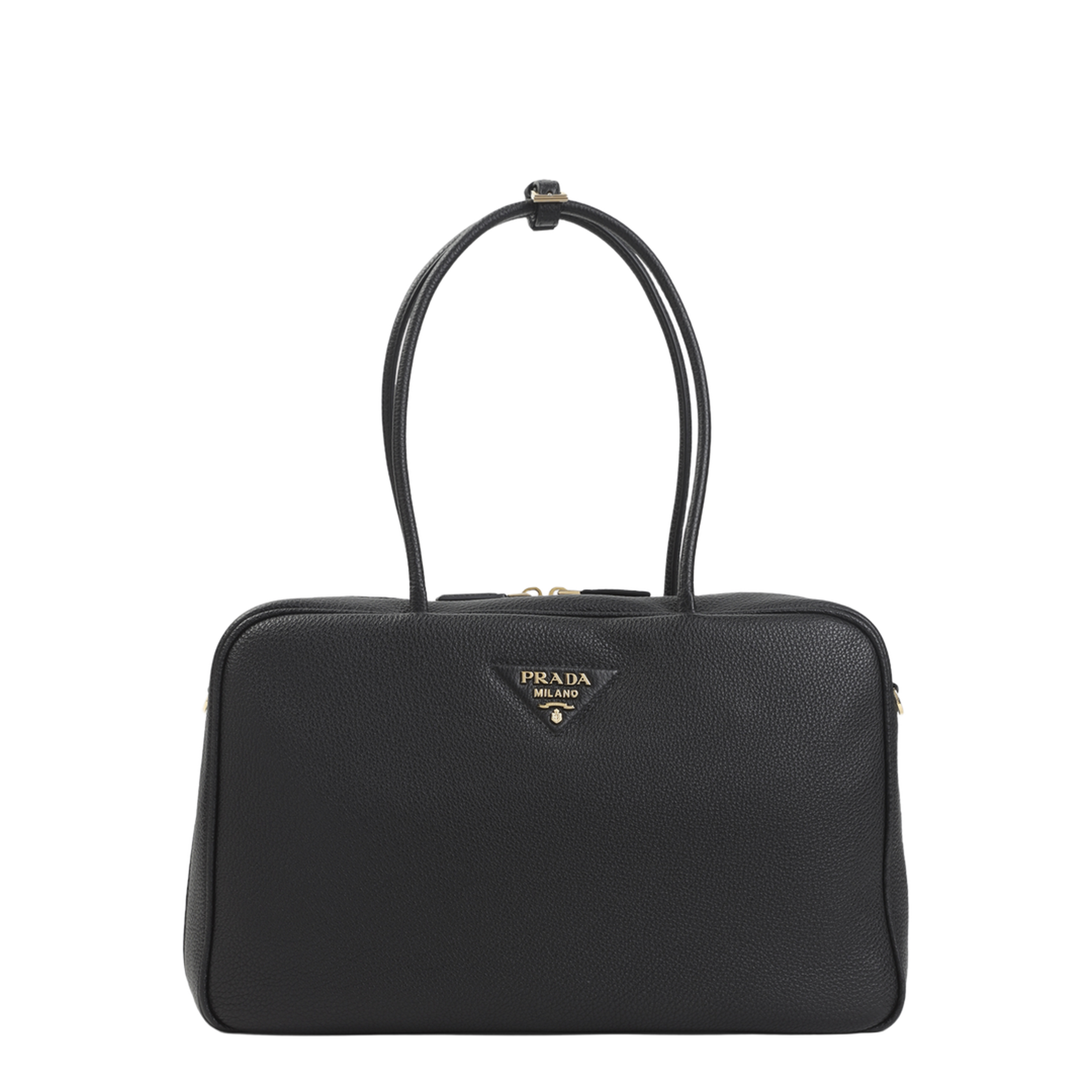 Black Leather Shoulder Bag - Image 5