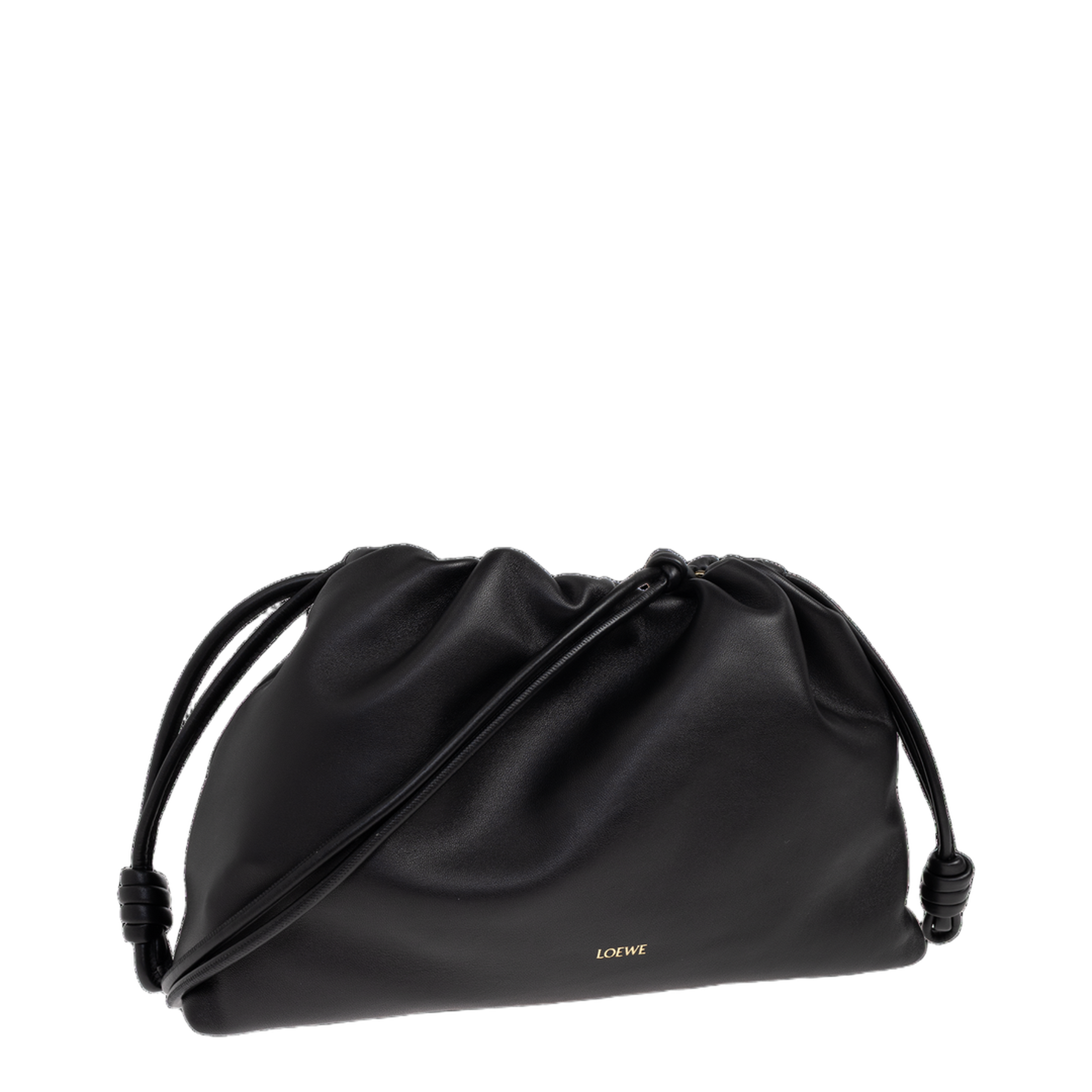Flamenco Large Calfskin Purse - Black - Image 4