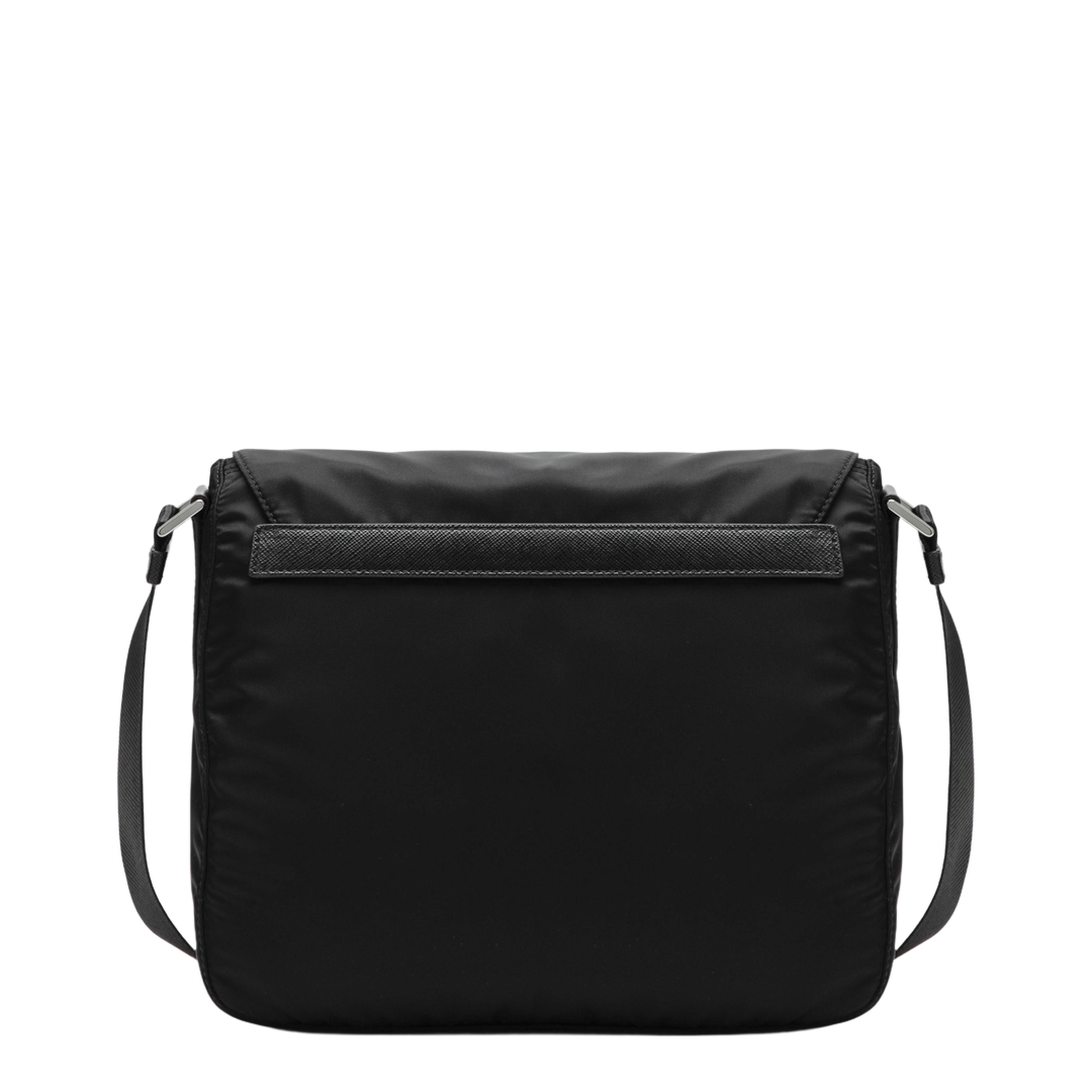 Re-Nylon Recycled Polyamide Shoulder Bag - Nero - Image 2
