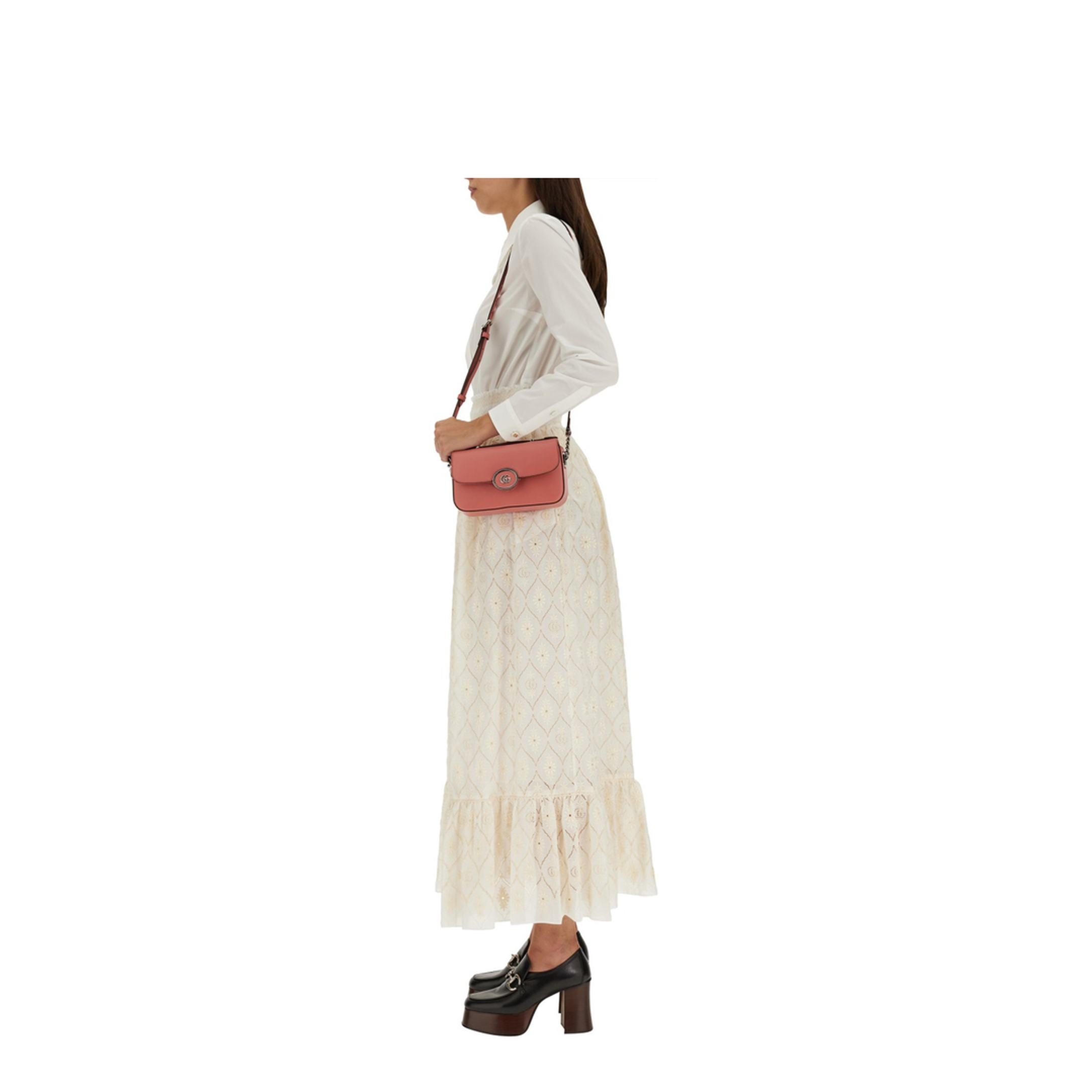 Floral Broderie Anglaise Skirt - Image 2