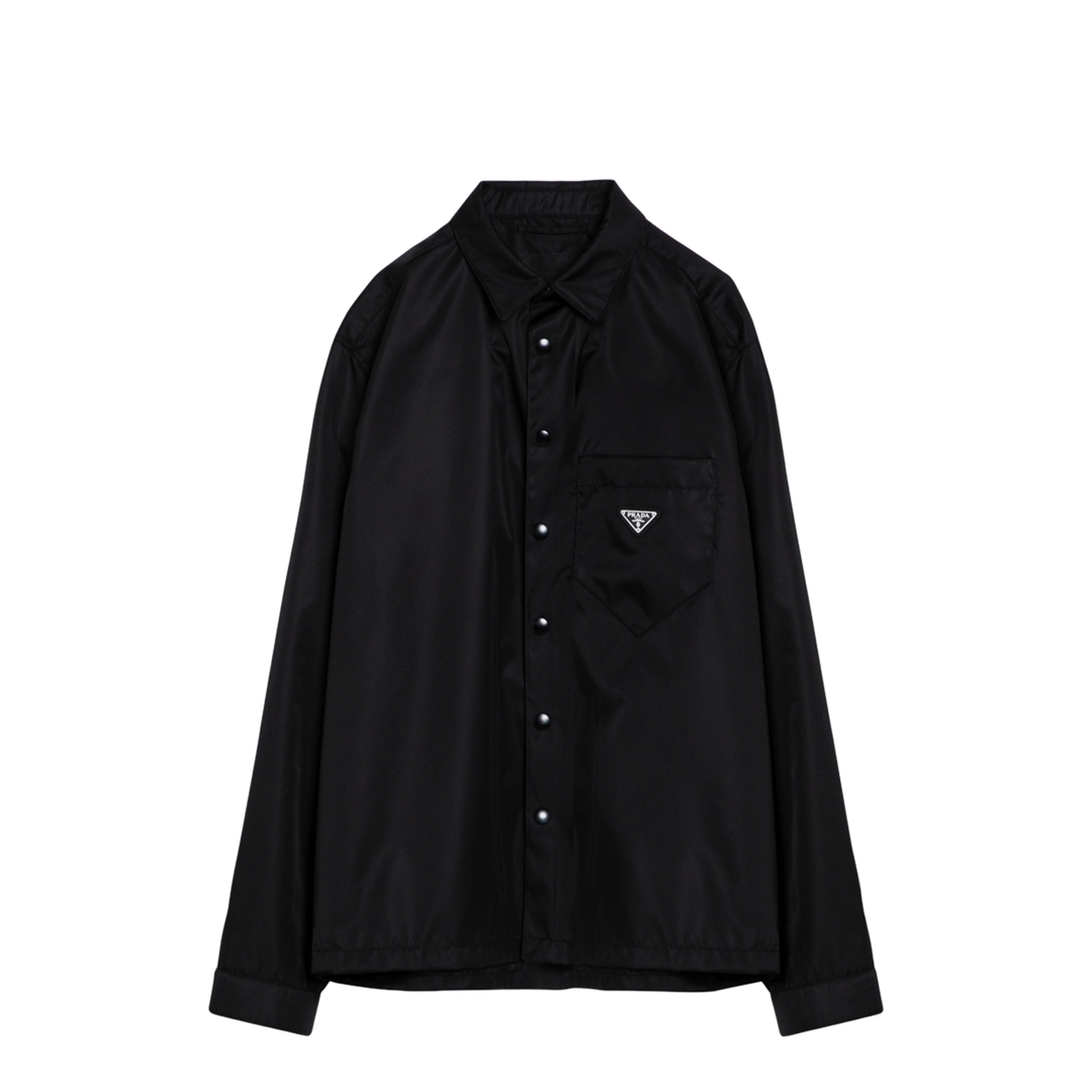 Black Re-Nylon Shirt - Image 1