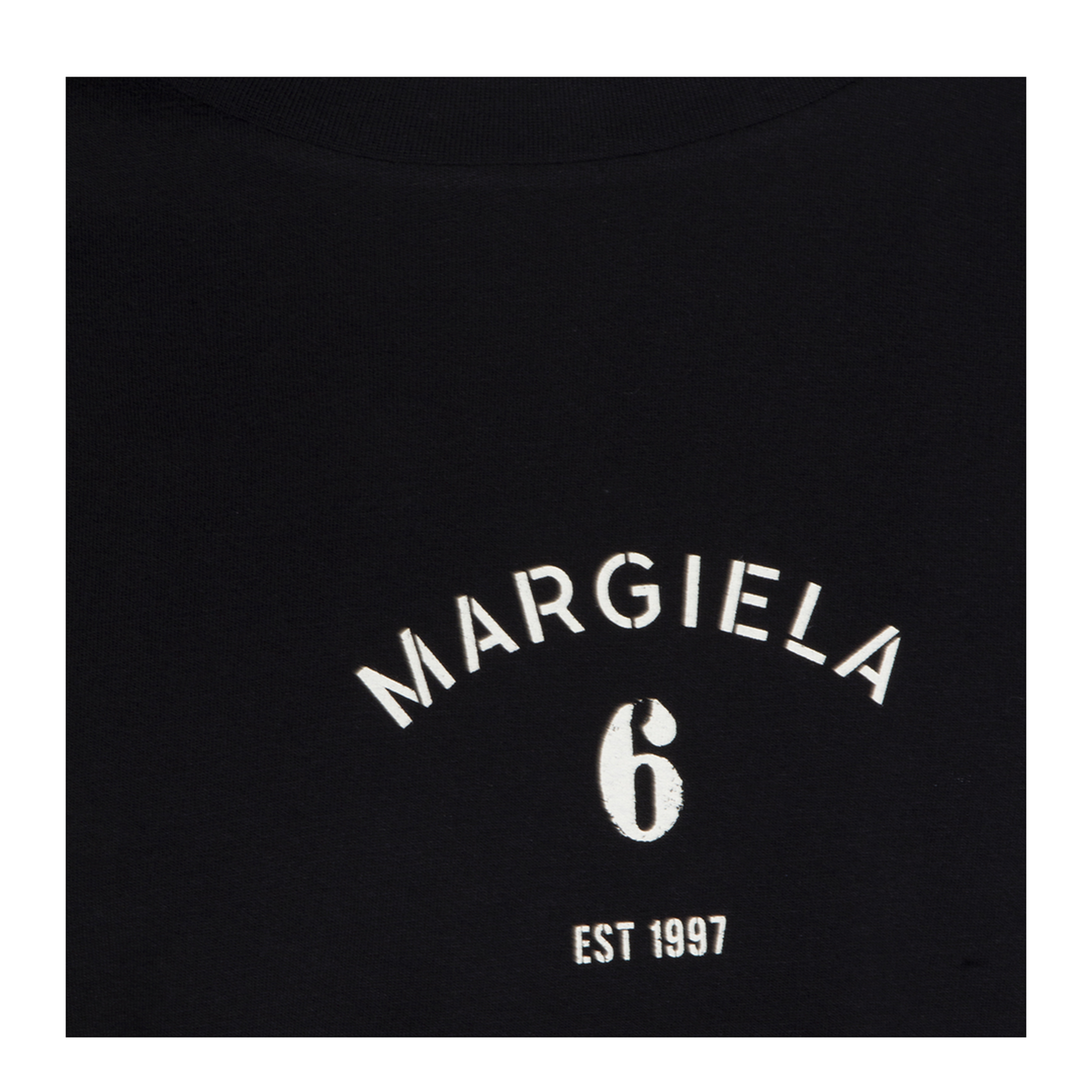 Black T-shirt with logo print - Image 6