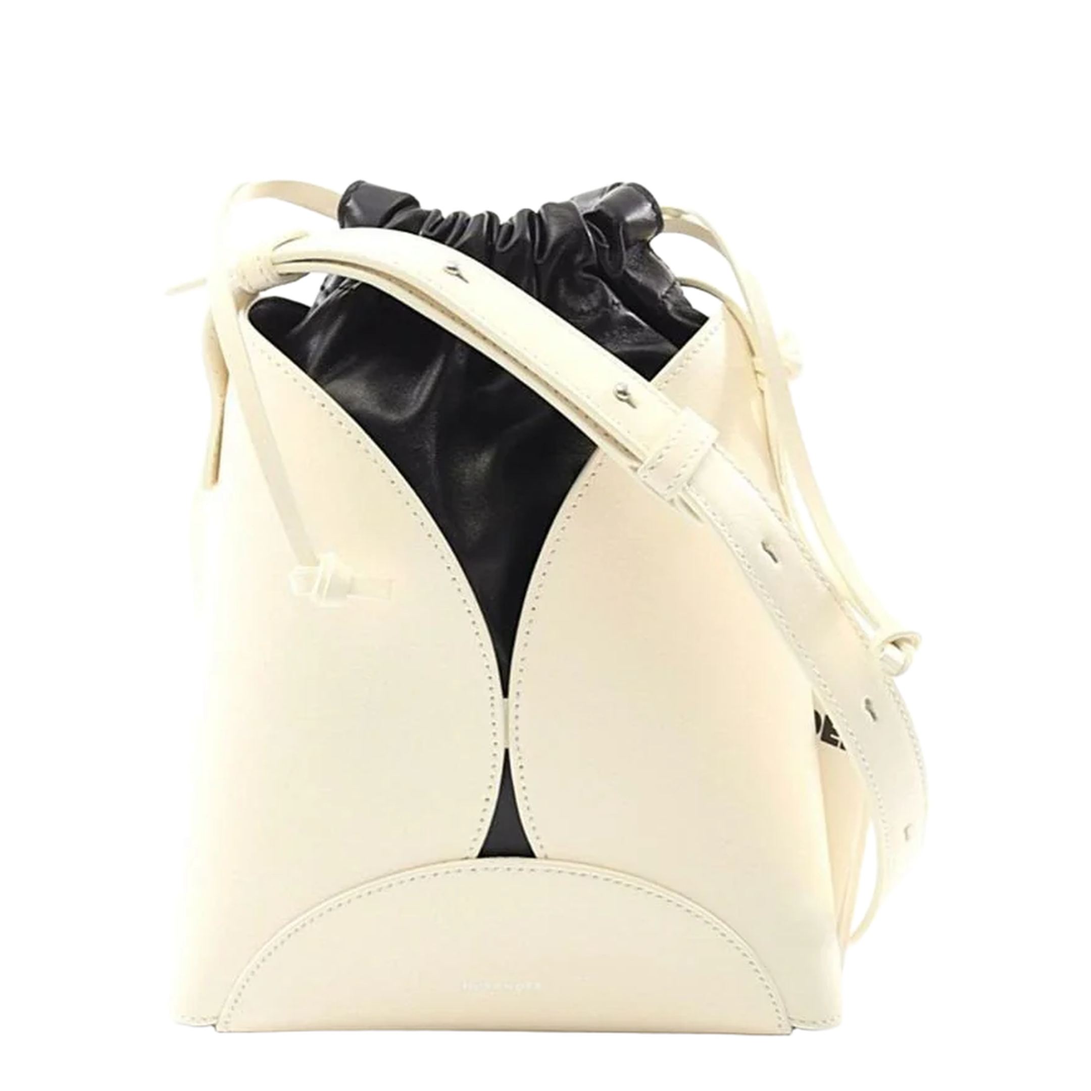 Bucket Bag Leather White - Image 1