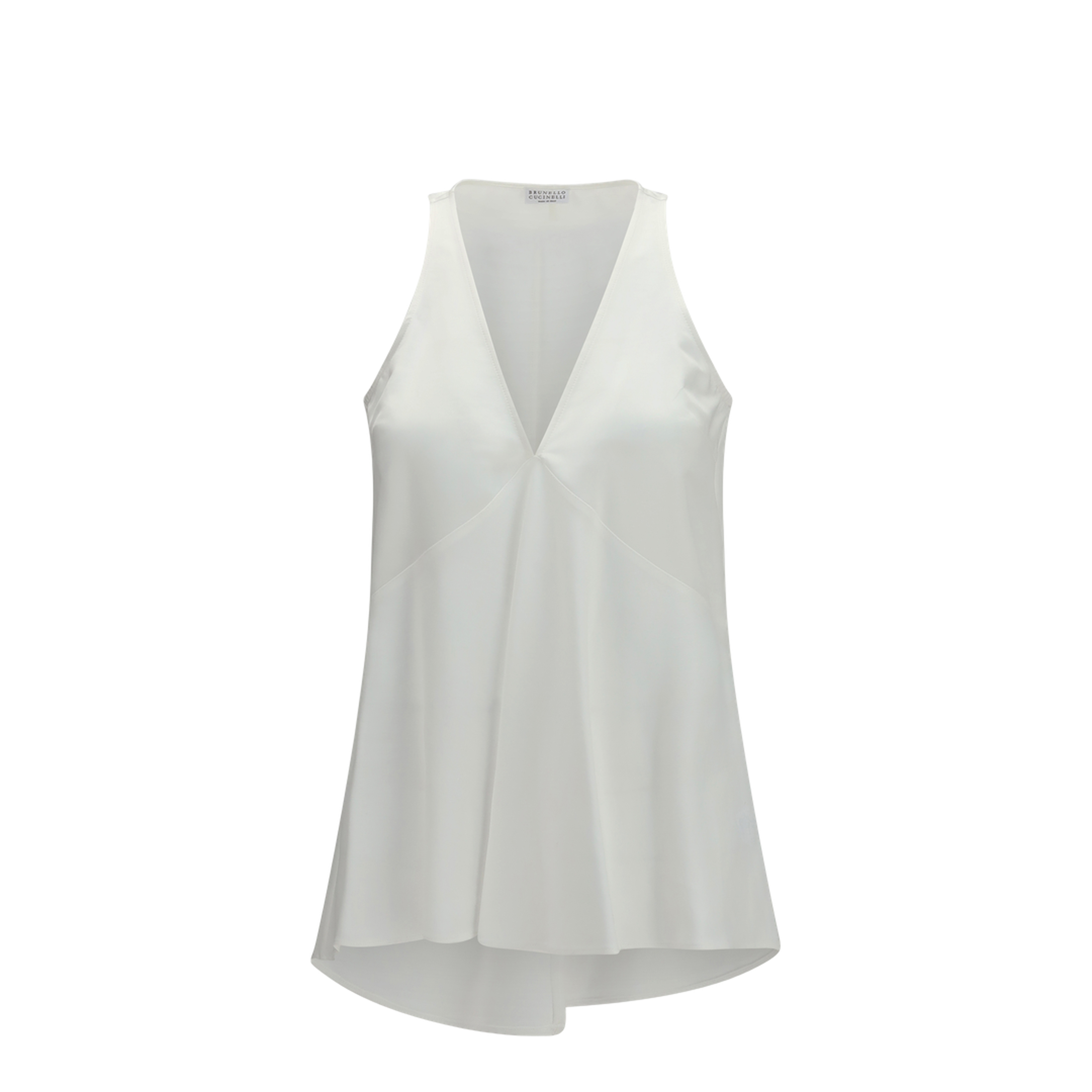 Cotton and Silk Satin Top - Image 1