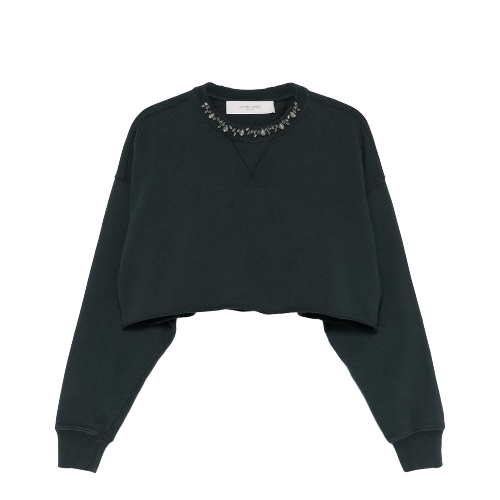 Organic Cotton Cropped Sweatshirt - Image 1