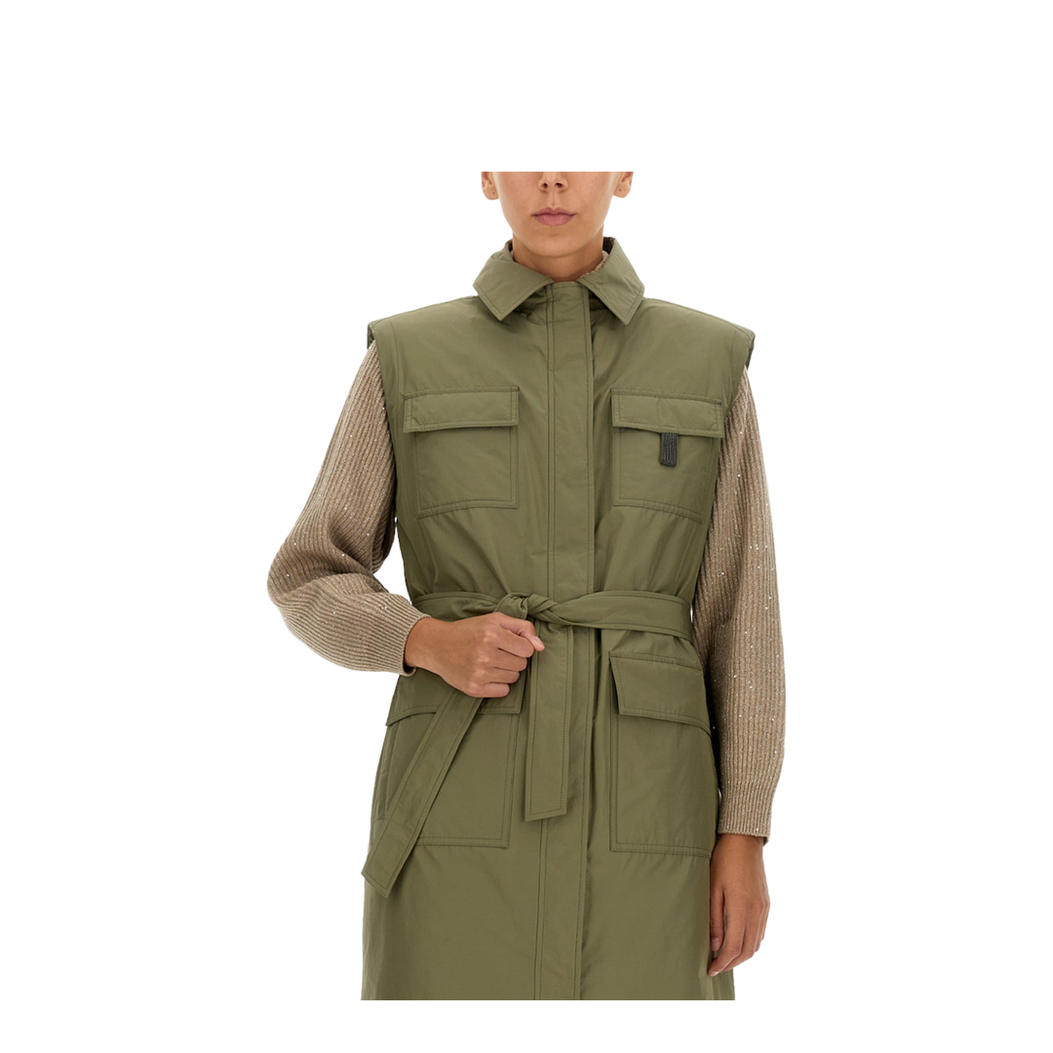 Taffeta Trench Coat - Image 4