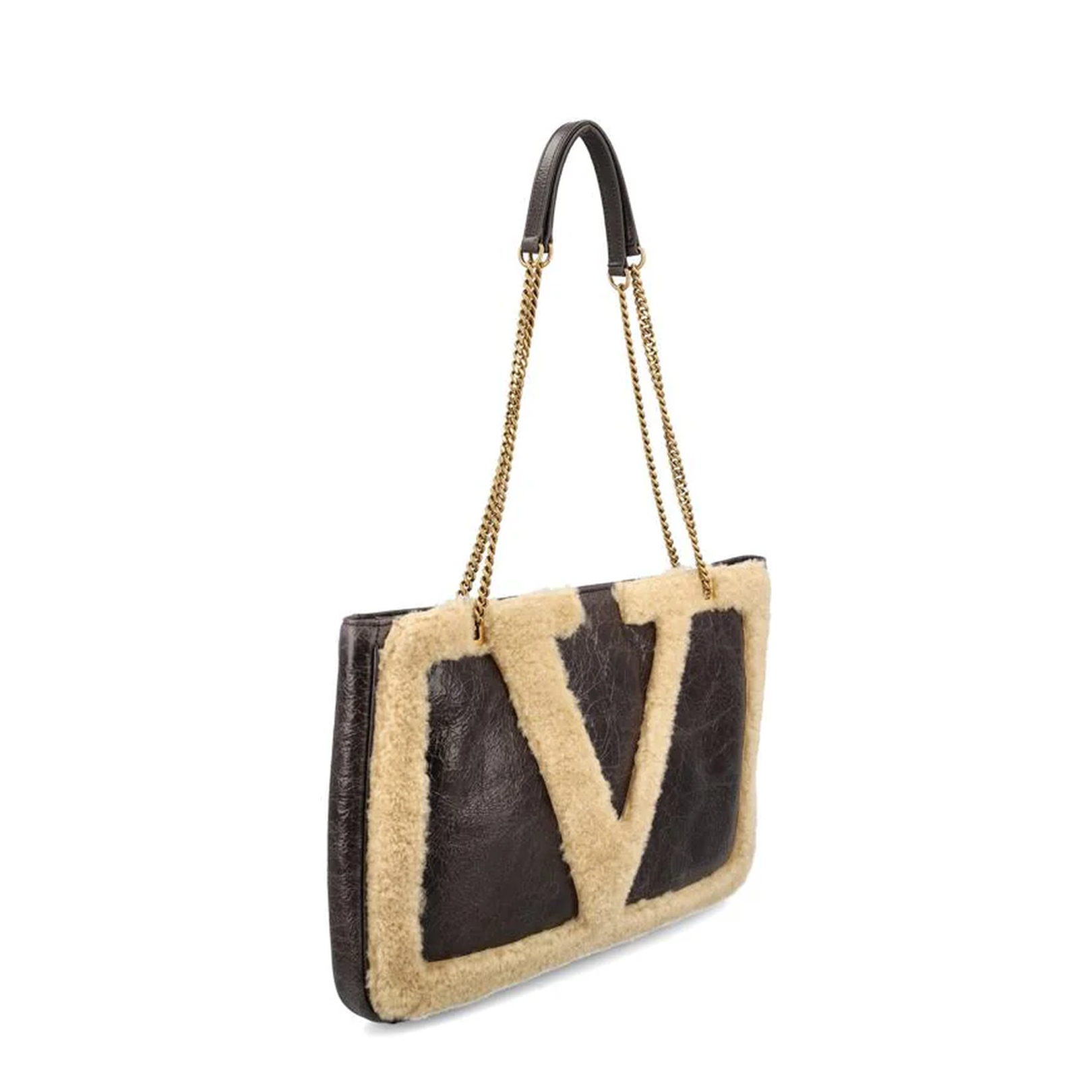 Viva Superstar Shopping Bags Leather Brown - Image 3