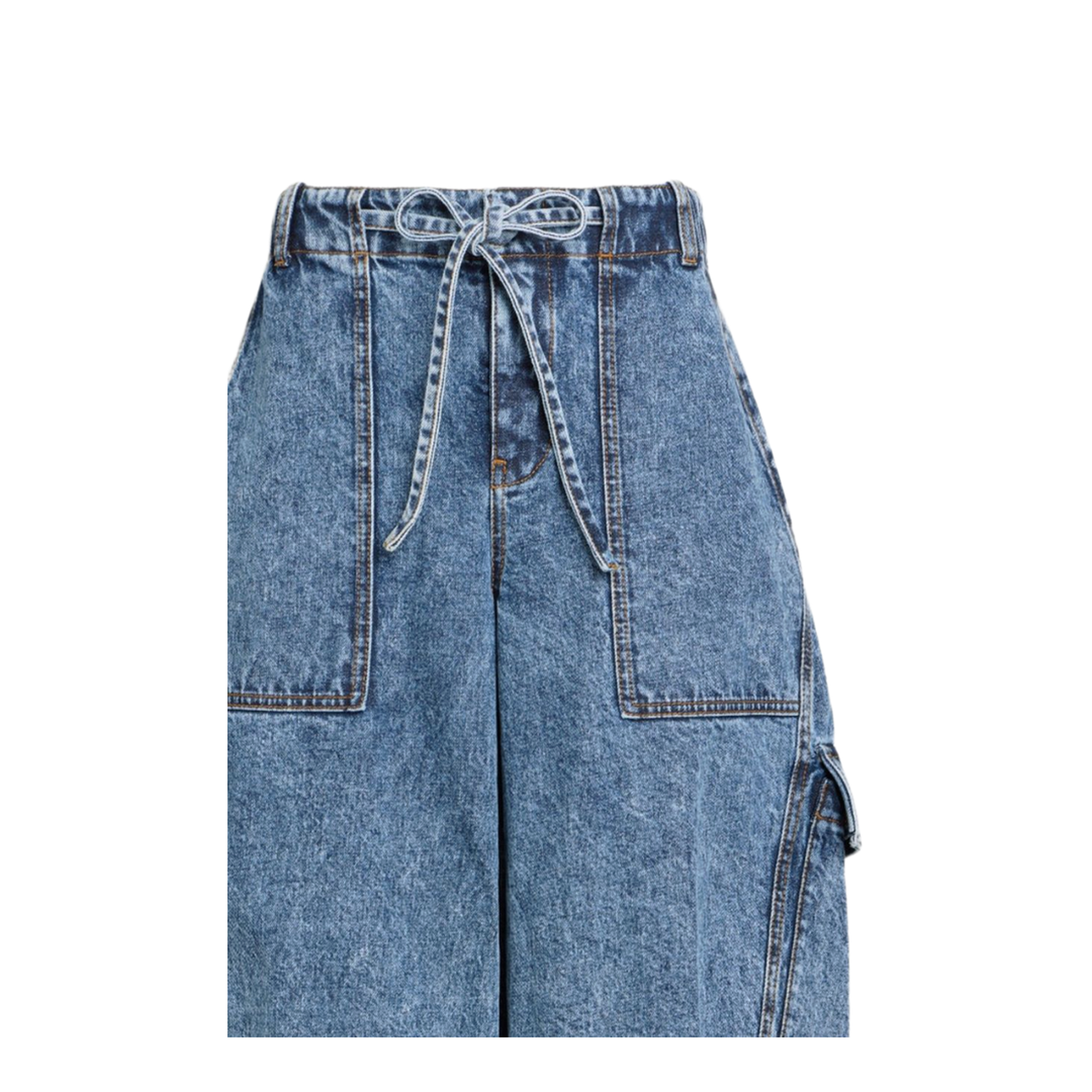 Cargo Denim Jeans - Image 2