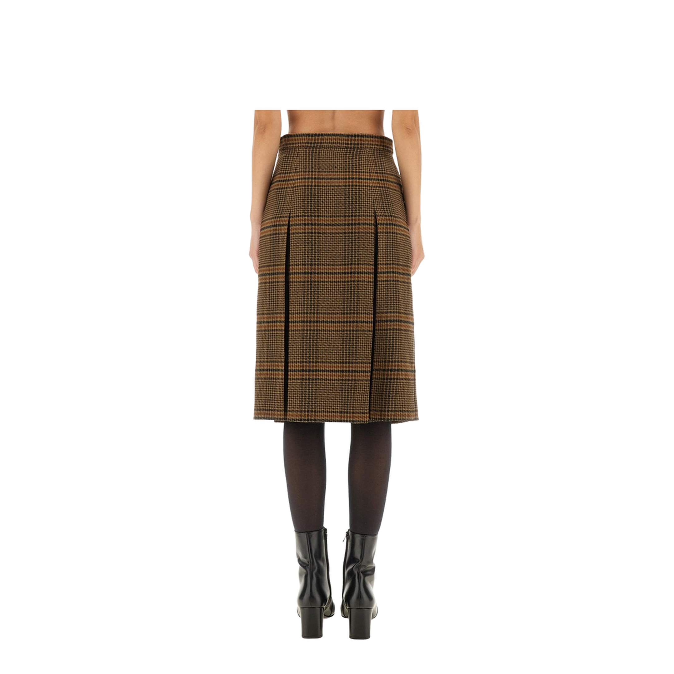 Wool and Cashmere Midi Skirt - Image 3