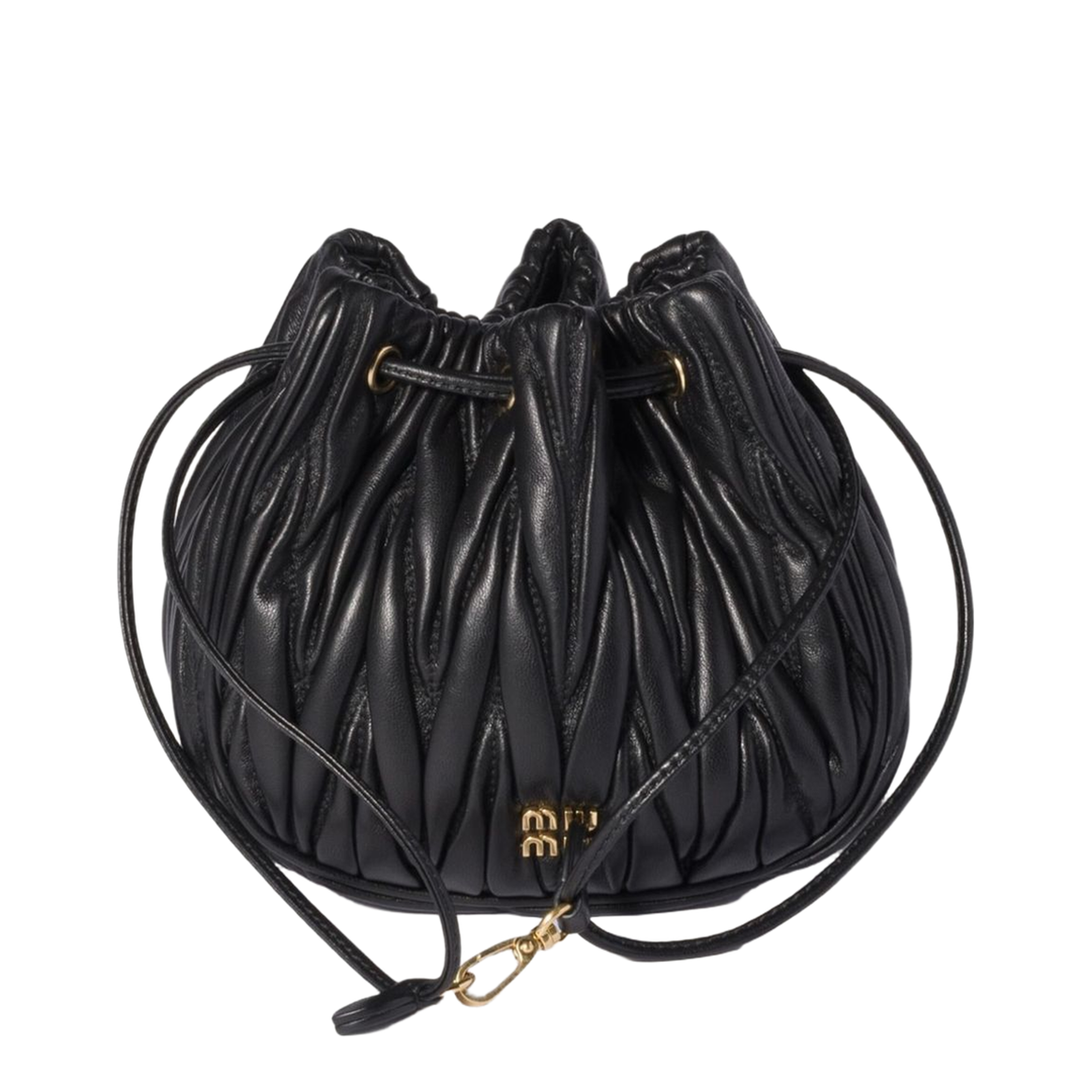 Black Nappa Leather Pouch - Image 1