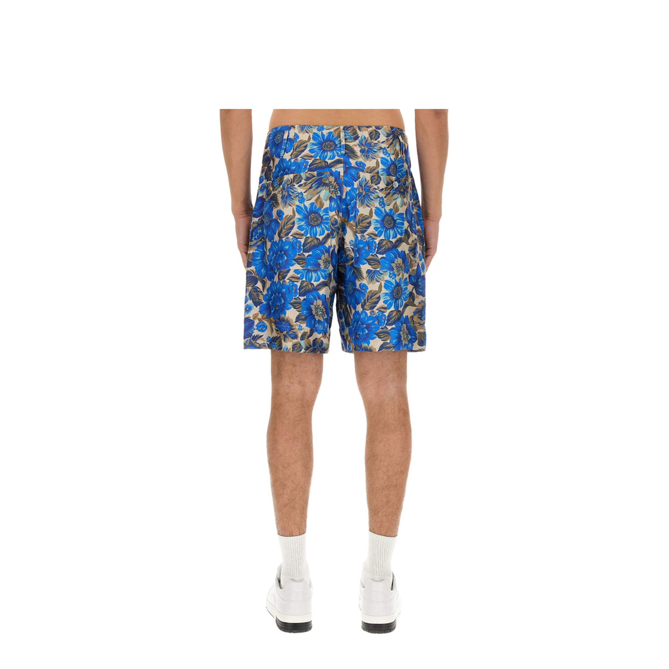 Short All Over Blue Flower - Image 4