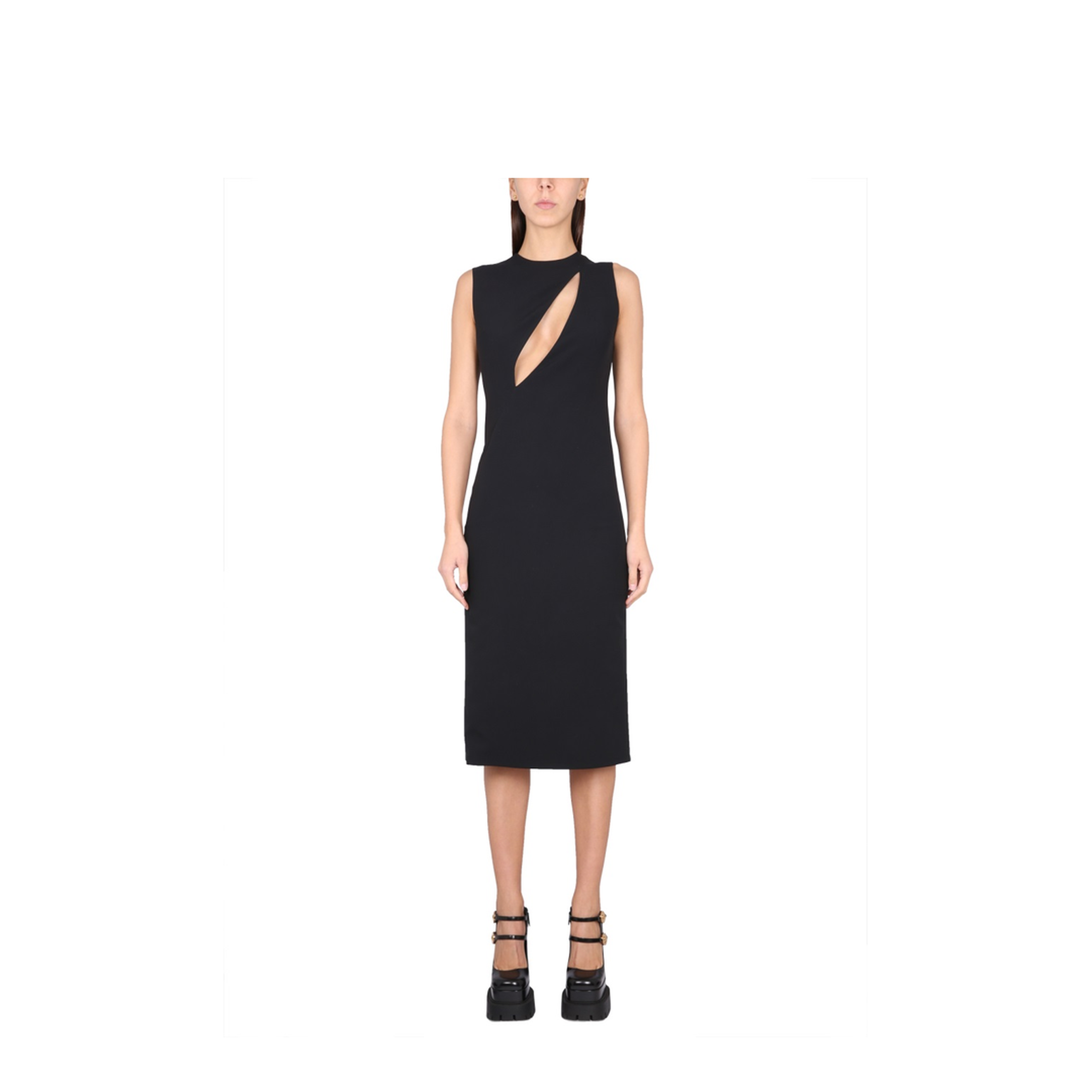 Cut Out Midi Dress - Image 1