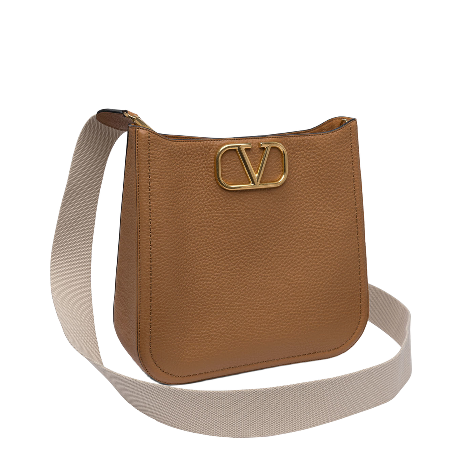 Medium Almond Alltime Shoulder Bag - Image 2
