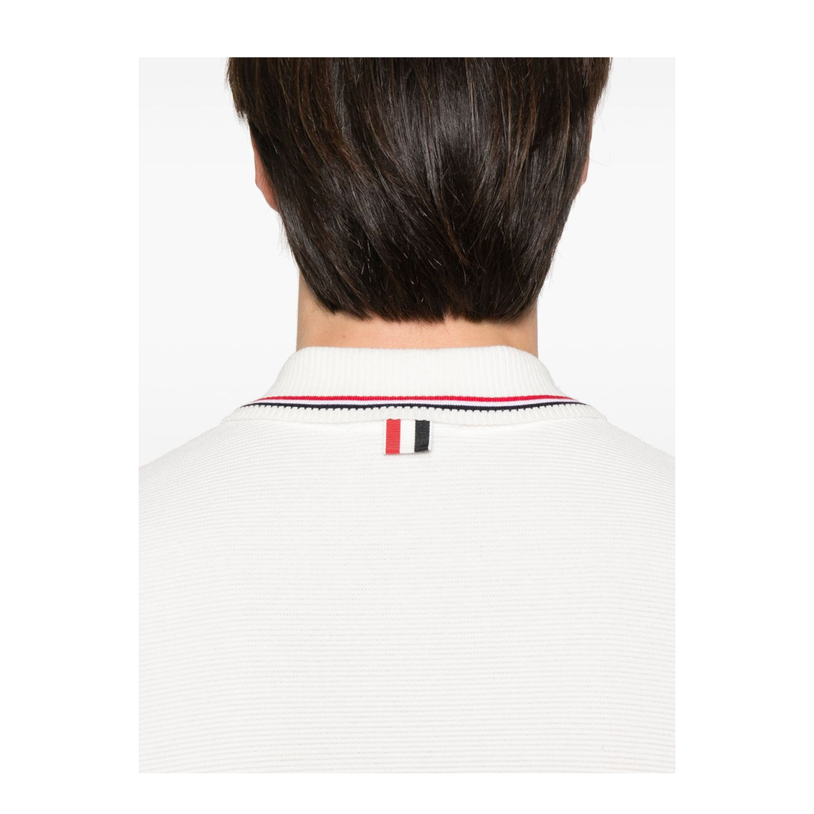 Cotton Waffle Rib Cuff Polo - Image 3