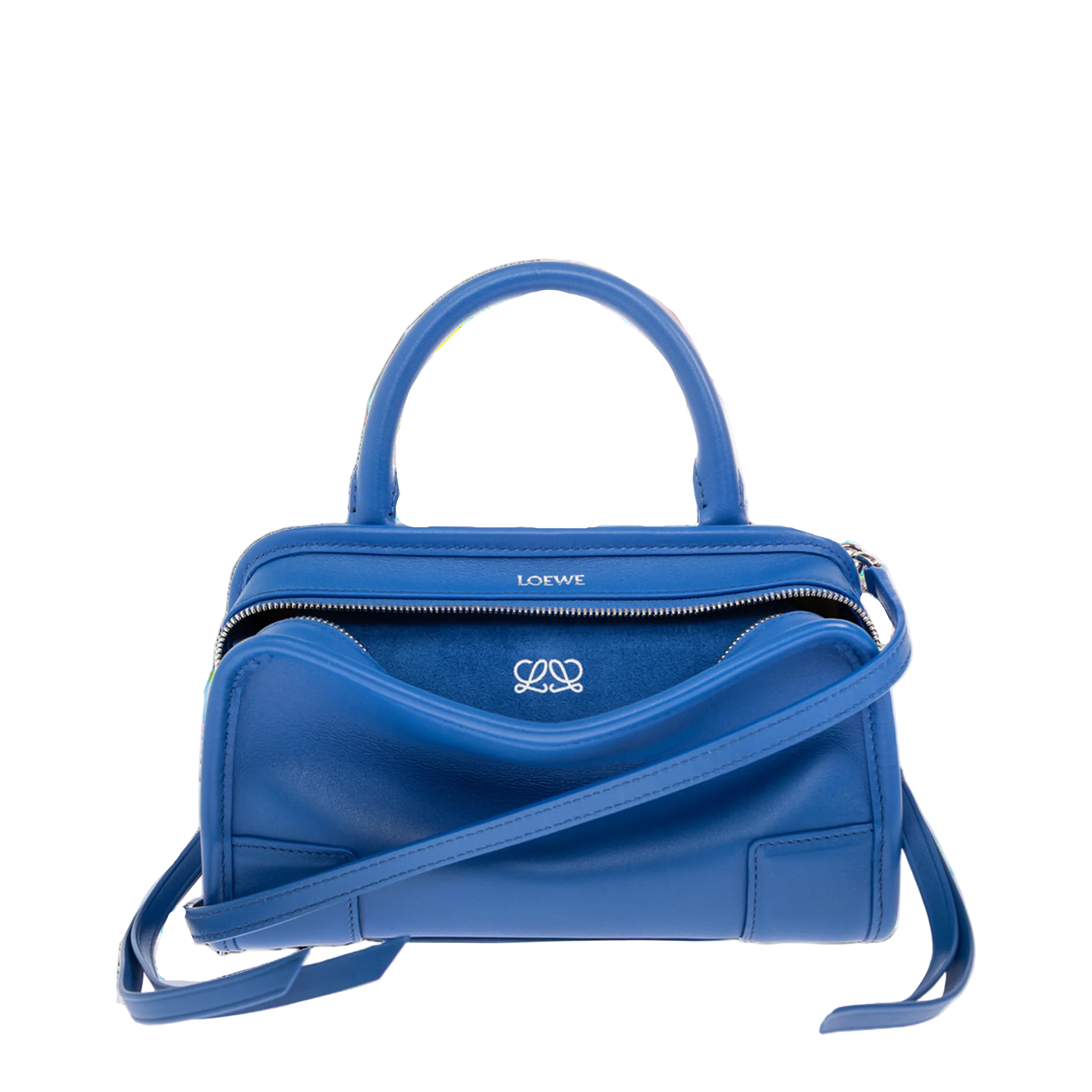 Amazona 180 Mini Calfskin Handbags - Royal Azur - Image 1