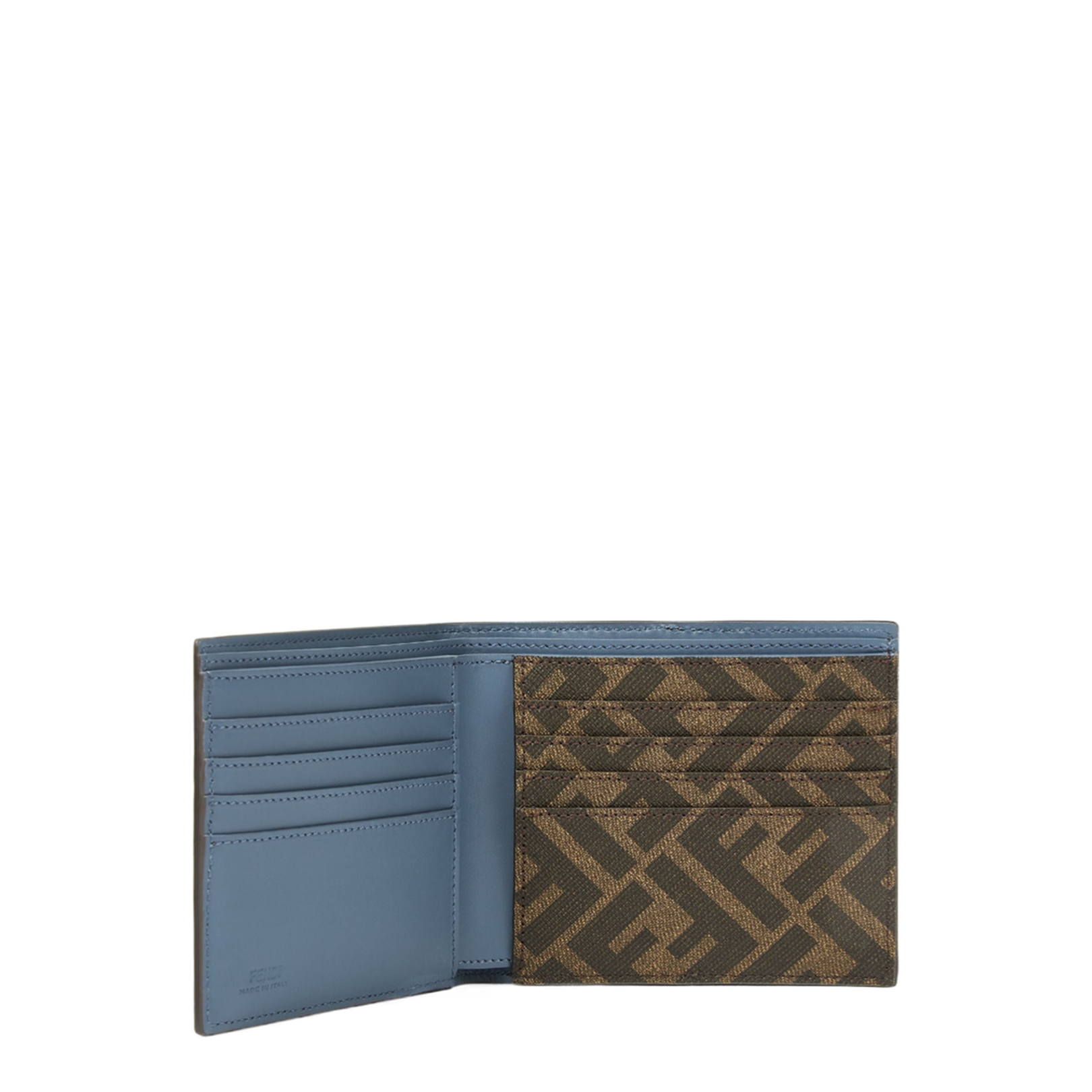 FF Squared Bifold Wallet Leather Blue - Image 2