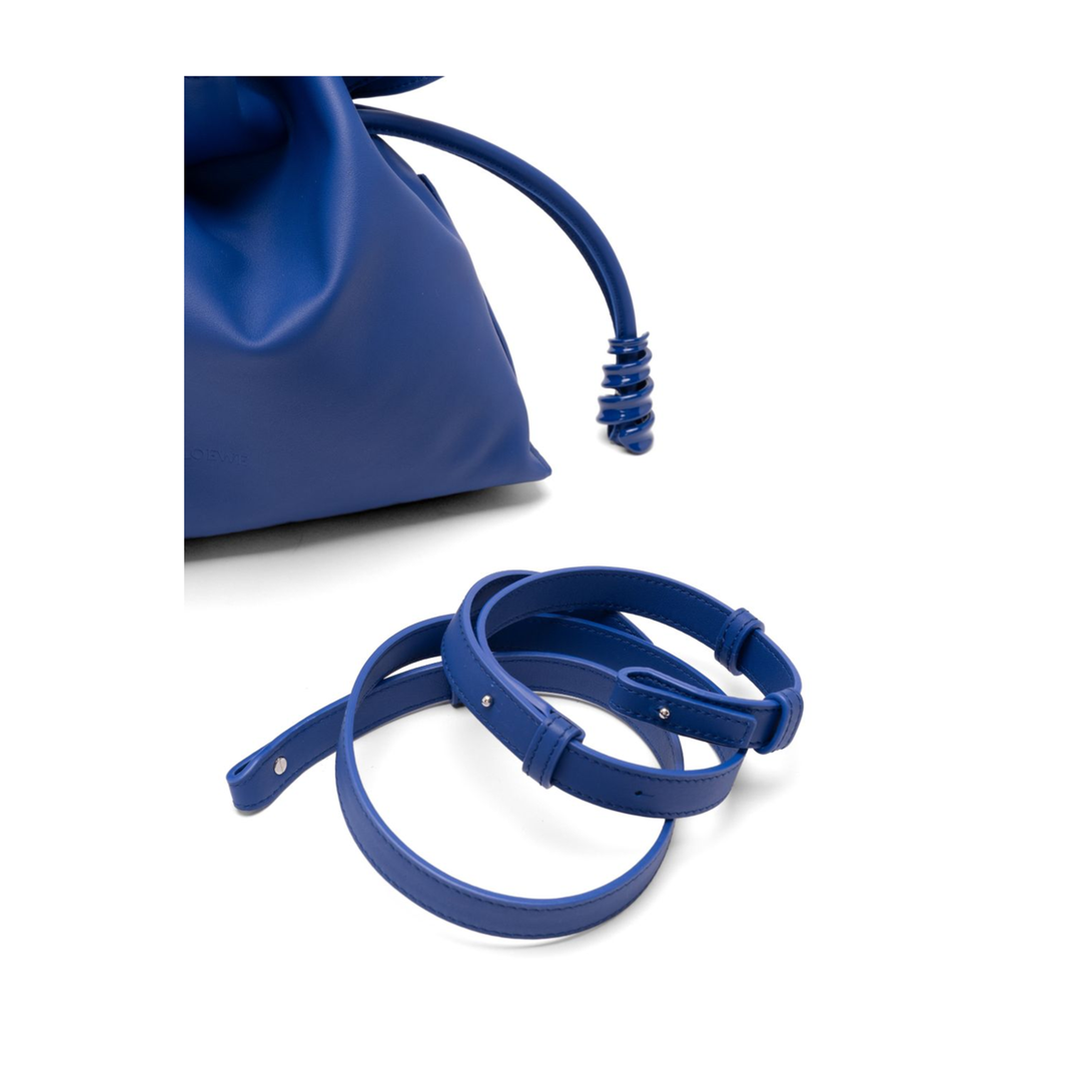Flamenco Medium Calfskin Clutch - Stellar Blue - Image 3